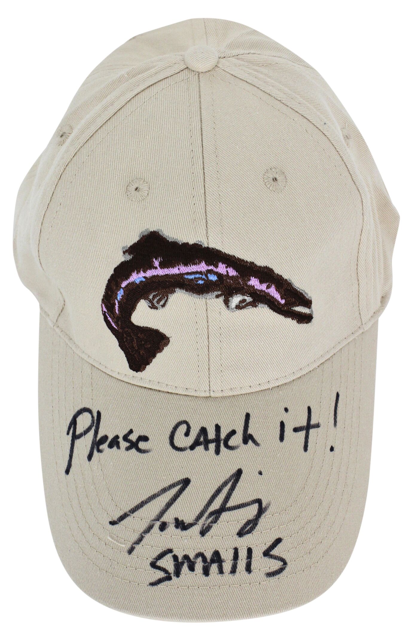 Tom Guiry Signed "The Sandlot" Adjustable Baseball Hat Inscribed "Please Catch It!" & "Smalls" (Beckett COA) at PristineAuction.com Tom Guiry Signed "The Sandlot" Adjustable Baseball Hat Inscribed "Please Catch It!" & "Smalls" (Beckett COA) at PristineAuction.com