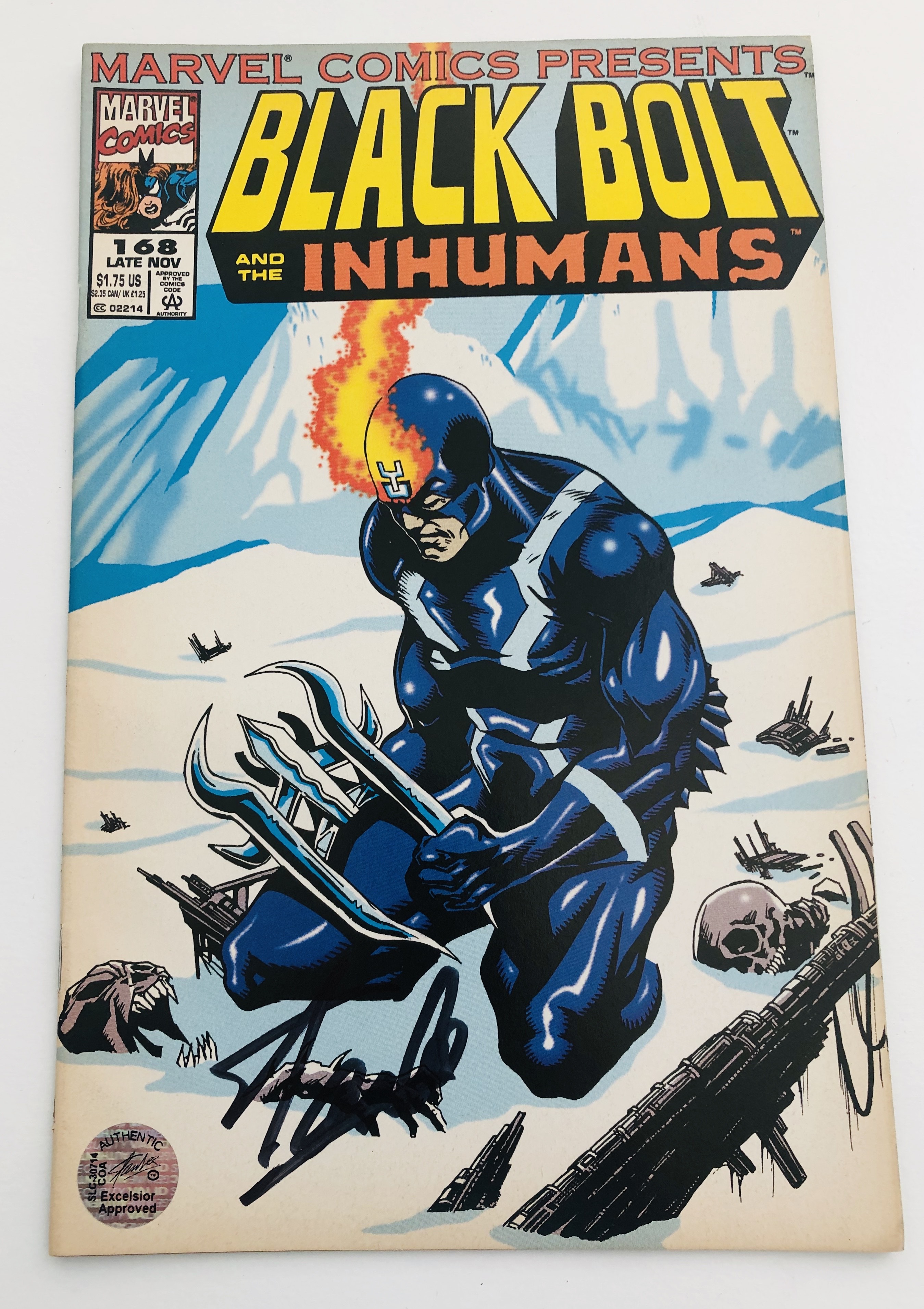 Stan Lee Signed 1994 "Marvel Comics Presents" Issue #168 Marvel Comic Book (Lee COA) at PristineAuction.com Stan Lee Signed 1994 "Marvel Comics Presents" Issue #168 Marvel Comic Book (Lee COA) at PristineAuction.com