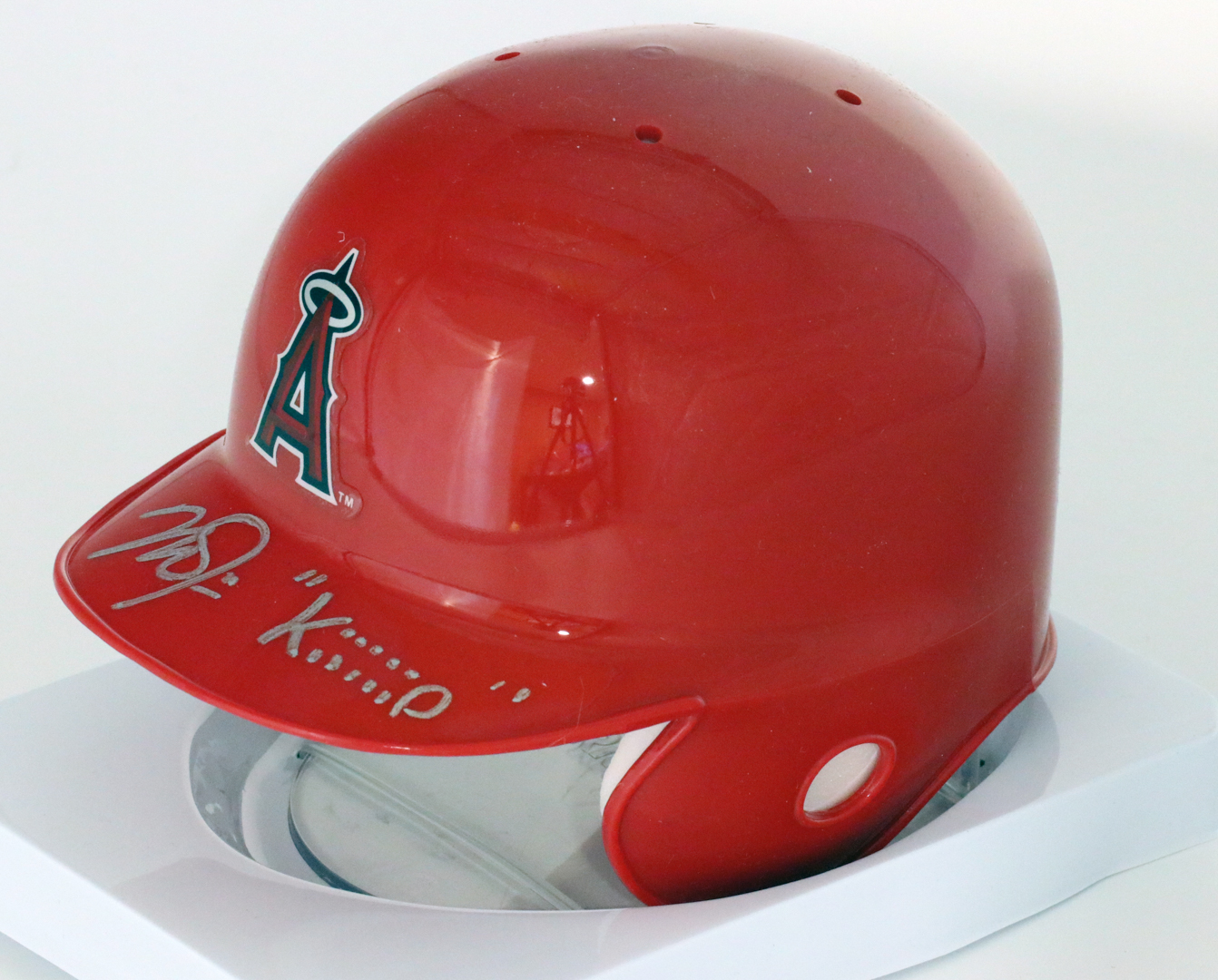 Mike Trout Signed LE Angels Mini-Helmet Inscribed "KiiiiiD" (MLB Hologram) at PristineAuction.com Mike Trout Signed LE Angels Mini-Helmet Inscribed "KiiiiiD" (MLB Hologram) at PristineAuction.com