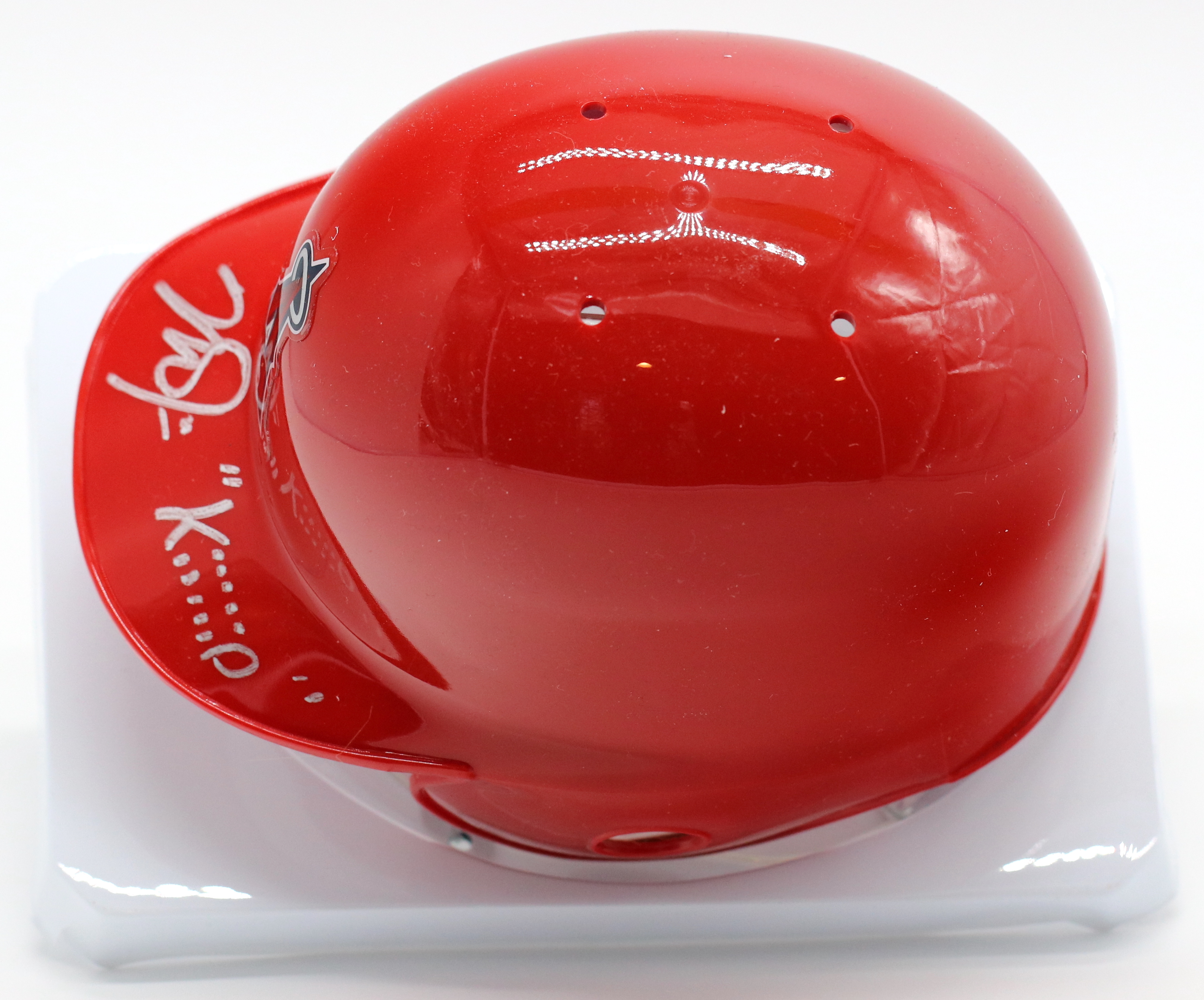Mike Trout Signed LE Angels Mini-Helmet Inscribed "KiiiiiD" (MLB Hologram) at PristineAuction.com Mike Trout Signed LE Angels Mini-Helmet Inscribed "KiiiiiD" (MLB Hologram) at PristineAuction.com
