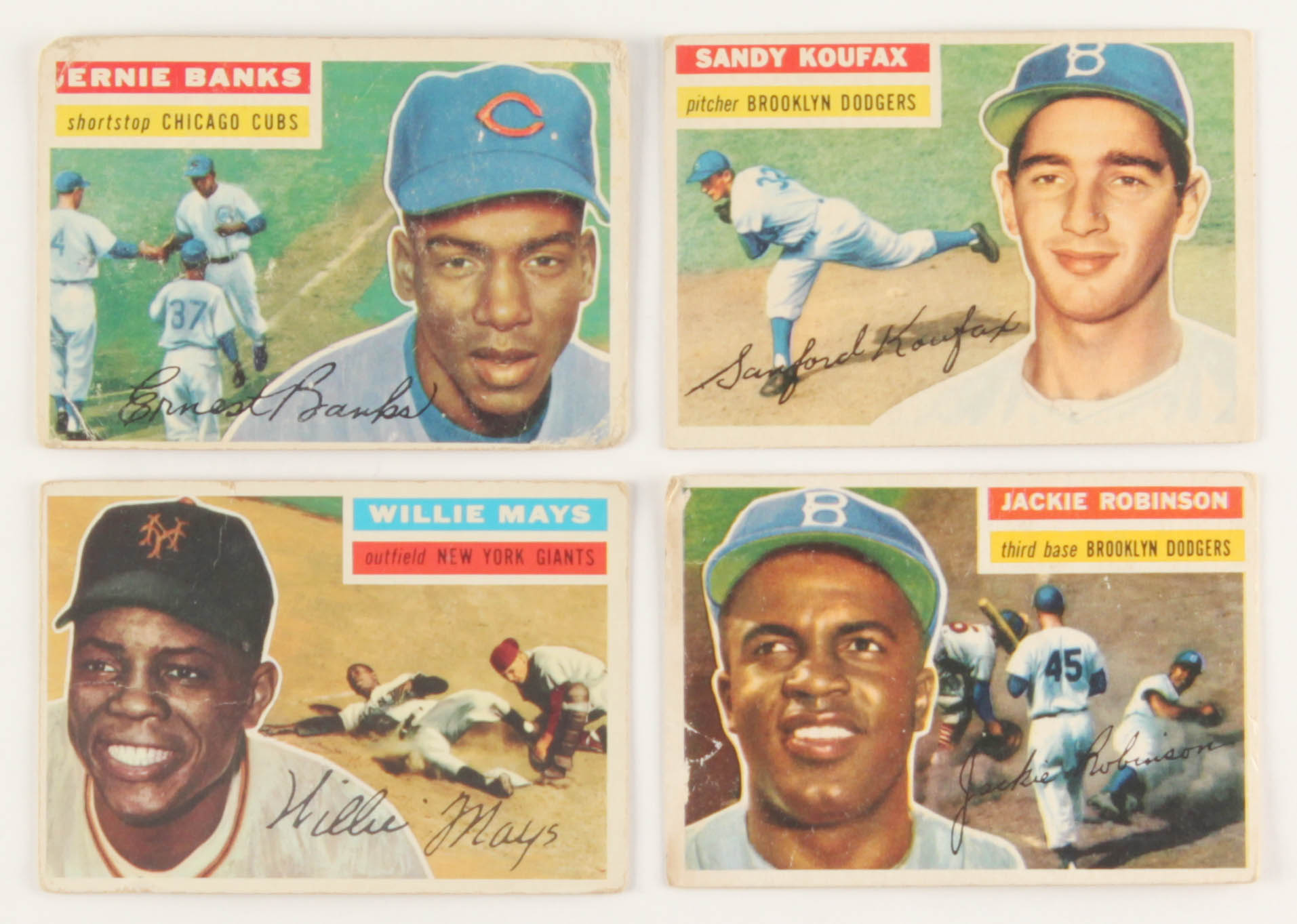 1956 Topps Complete Set of (340) Baseball Cards with #5 Ted Williams, #31 Hank Aaron, #135 Mickey Mantle, #33 Roberto Clemente at PristineAuction.com 1956 Topps Complete Set of (340) Baseball Cards with #5 Ted Williams, #31 Hank Aaron, #135 Mickey Mantle, #33 Roberto Clemente at PristineAuction.com