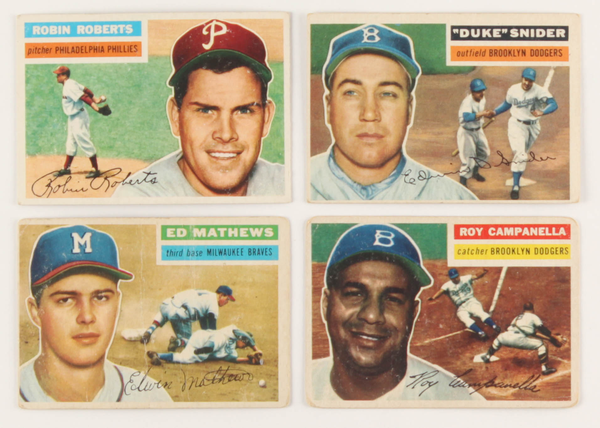 1956 Topps Complete Set of (340) Baseball Cards with #5 Ted Williams, #31 Hank Aaron, #135 Mickey Mantle, #33 Roberto Clemente at PristineAuction.com 1956 Topps Complete Set of (340) Baseball Cards with #5 Ted Williams, #31 Hank Aaron, #135 Mickey Mantle, #33 Roberto Clemente at PristineAuction.com