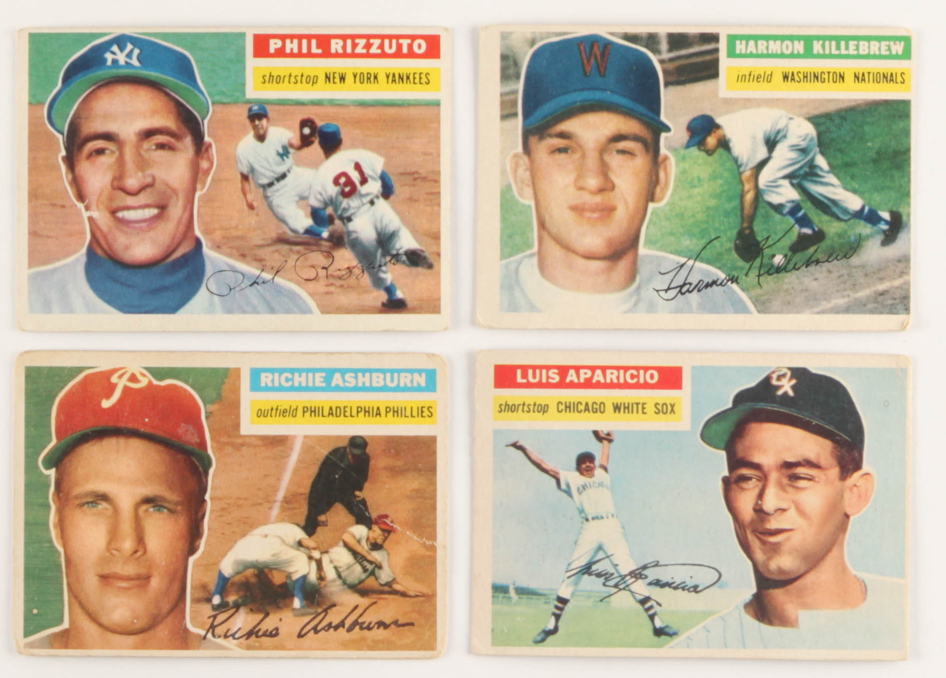 1956 Topps Complete Set of (340) Baseball Cards with #5 Ted Williams, #31 Hank Aaron, #135 Mickey Mantle, #33 Roberto Clemente at PristineAuction.com 1956 Topps Complete Set of (340) Baseball Cards with #5 Ted Williams, #31 Hank Aaron, #135 Mickey Mantle, #33 Roberto Clemente at PristineAuction.com