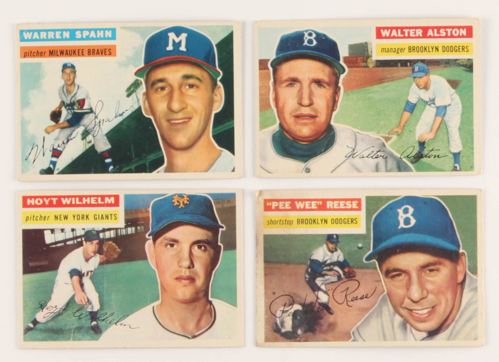 1956 Topps Complete Set of (340) Baseball Cards with #5 Ted Williams, #31 Hank Aaron, #135 Mickey Mantle, #33 Roberto Clemente at PristineAuction.com 1956 Topps Complete Set of (340) Baseball Cards with #5 Ted Williams, #31 Hank Aaron, #135 Mickey Mantle, #33 Roberto Clemente at PristineAuction.com