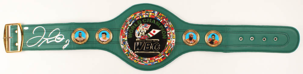 Floyd Mayweather Jr. Signed Full-Size WBC Heavyweight ...