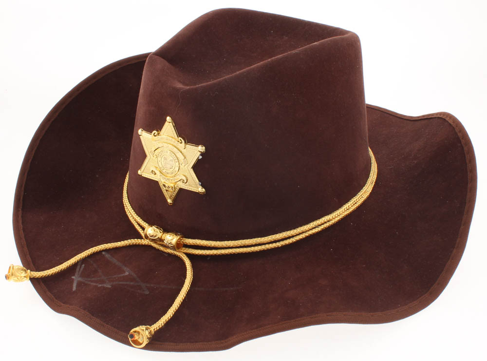 Andrew Lincoln Signed "The Walking Dead" Sheriff Hat (PSA LOA) at PristineAuction.com Andrew Lincoln Signed "The Walking Dead" Sheriff Hat (PSA LOA) at PristineAuction.com