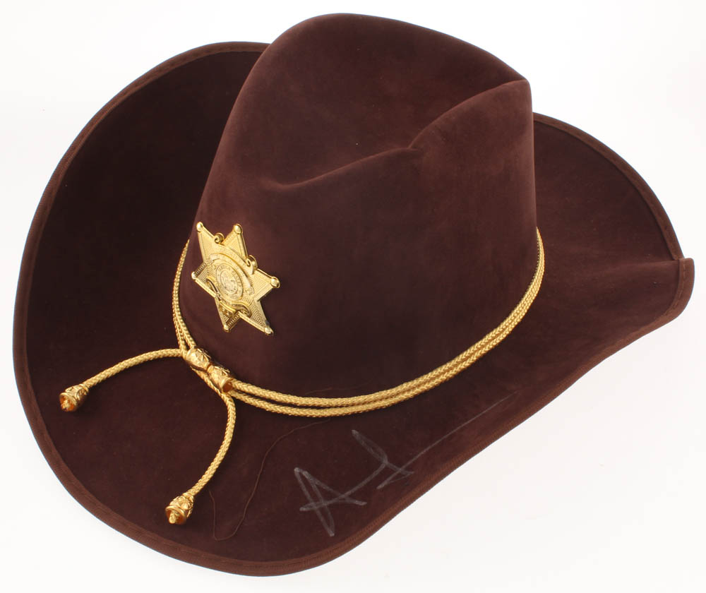 Andrew Lincoln Signed "The Walking Dead" Sheriff Hat (PSA LOA) at PristineAuction.com Andrew Lincoln Signed "The Walking Dead" Sheriff Hat (PSA LOA) at PristineAuction.com