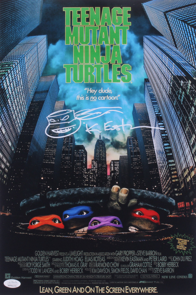 Kevin Eastman Signed "Teenage Mutant Ninja Turtles" 12x18 Photo With Hand-Drawn Sketch (JSA COA) at PristineAuction.com Kevin Eastman Signed "Teenage Mutant Ninja Turtles" 12x18 Photo With Hand-Drawn Sketch (JSA COA) at PristineAuction.com