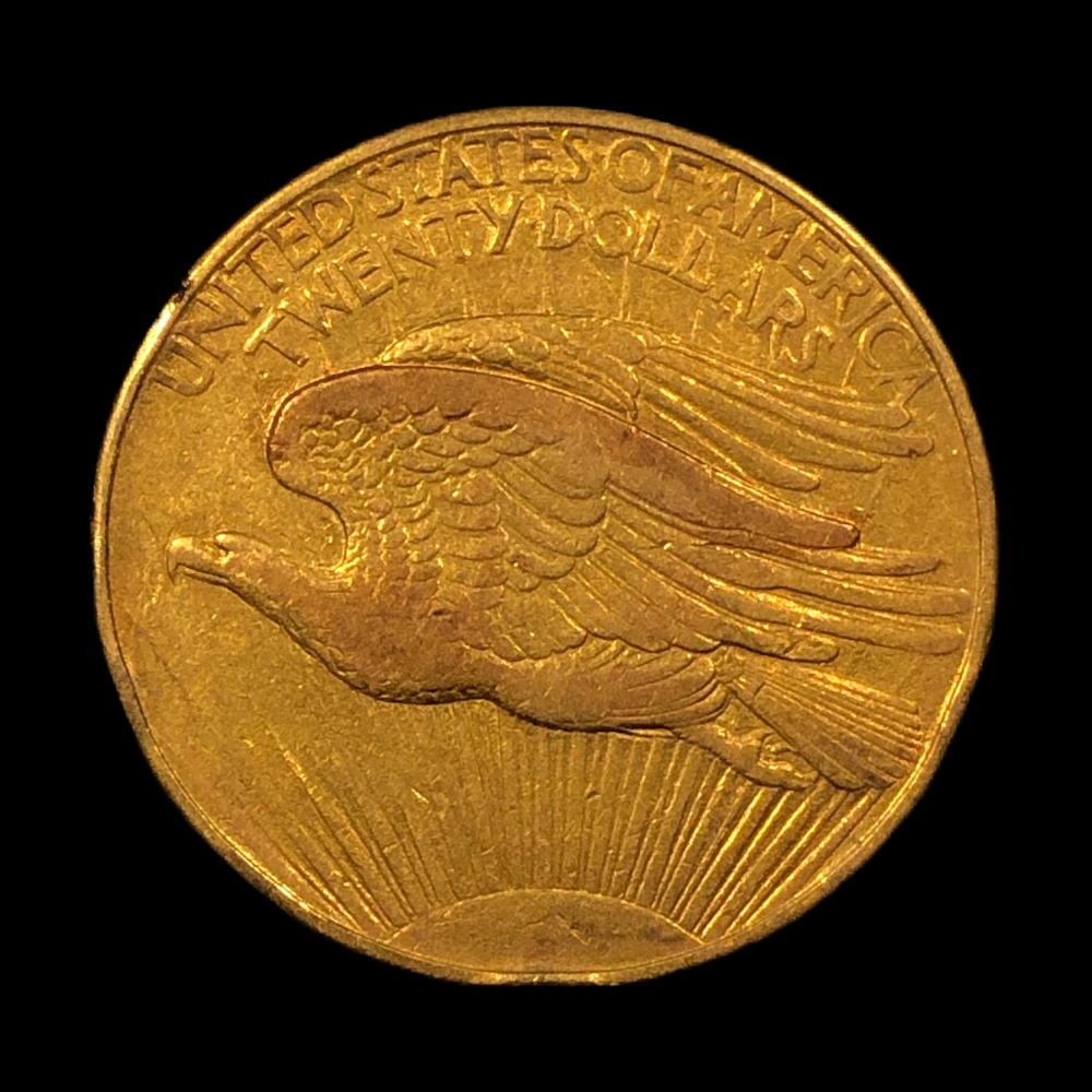 1908 20 SaintGaudens Double Eagle Gold Coin Pristine Auction