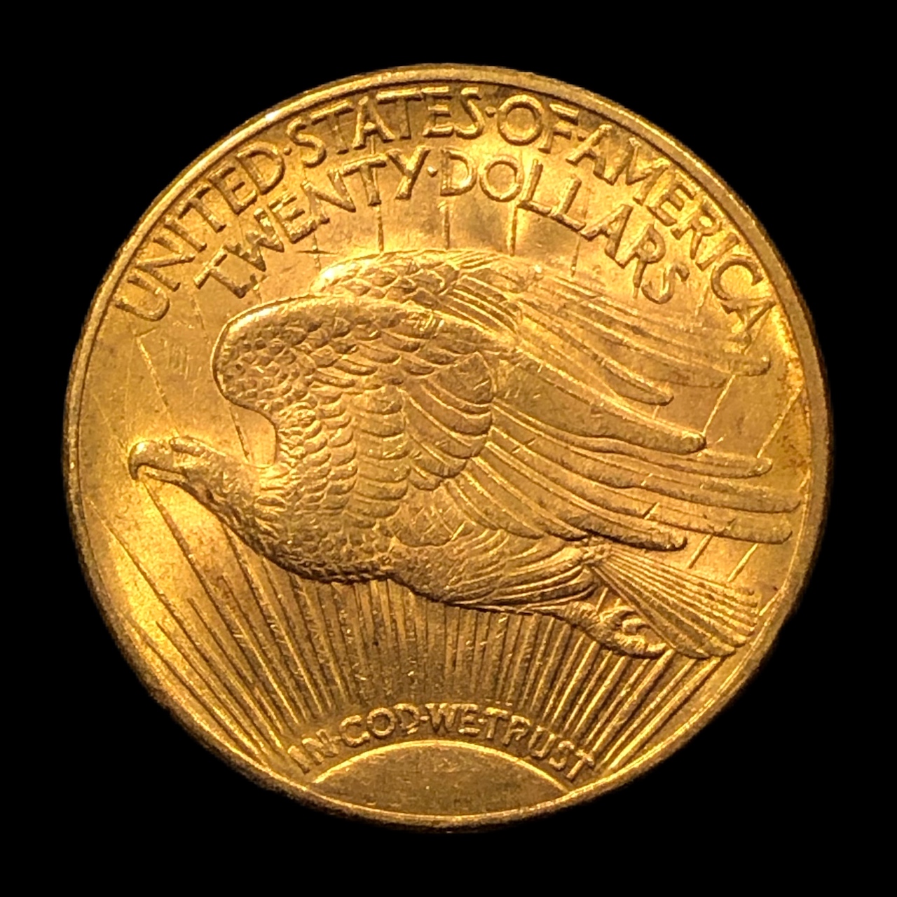 1920 $20 Saint-Gaudens Double Eagle Gold Coin at PristineAuction.com 1920 $20 Saint-Gaudens Double Eagle Gold Coin at PristineAuction.com