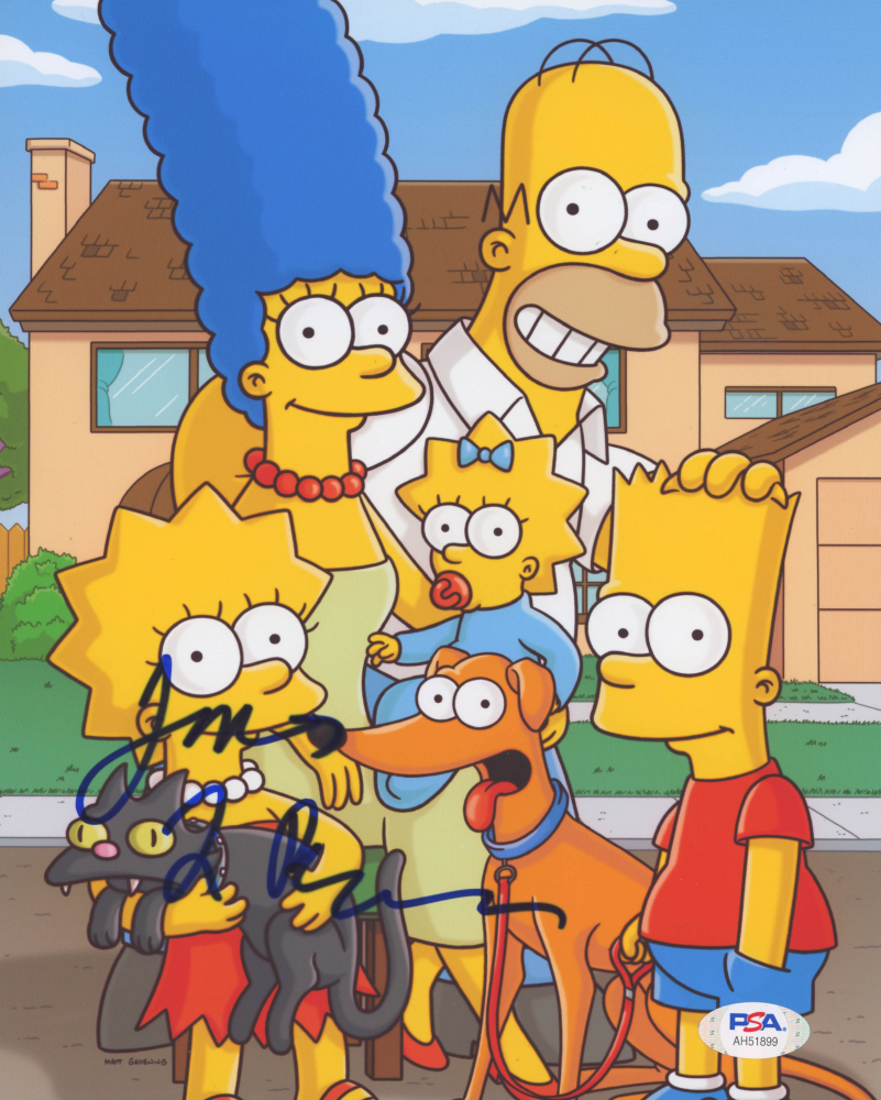 James L. Brooks Signed "The Simpsons" 8x10 Photo (PSA COA) Pristine