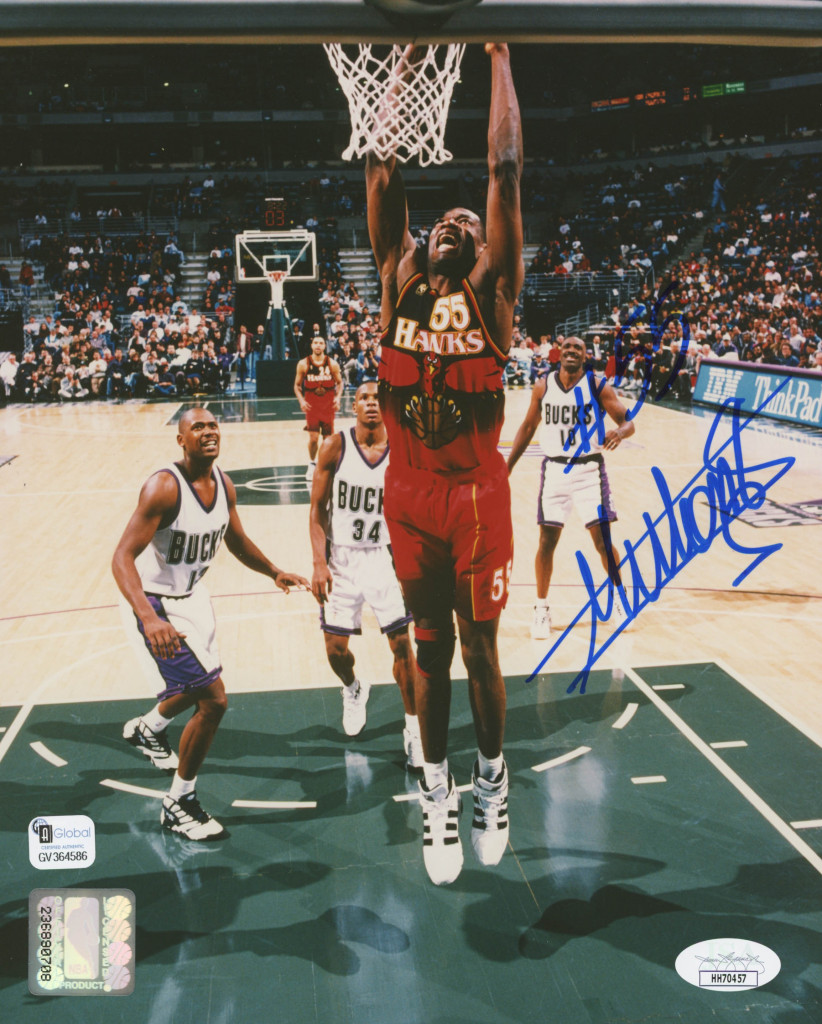 Dikembe Mutombo Signed Hawks 8x10 Photo (JSA COA) at PristineAuction.com Dikembe Mutombo Signed Hawks 8x10 Photo (JSA COA) at PristineAuction.com