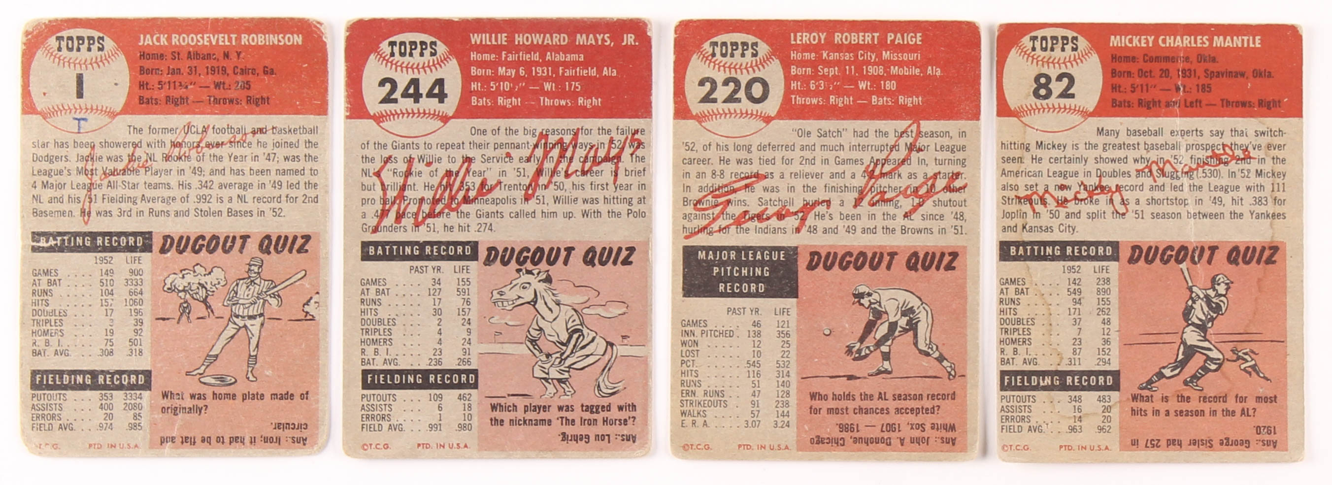 1953 Topps Complete Set of (274) Baseball Cards with #82 Mickey Mantle, #41 Enos Slaughter, #104 Yogi Berra, #147 Warren Spahn at PristineAuction.com 1953 Topps Complete Set of (274) Baseball Cards with #82 Mickey Mantle, #41 Enos Slaughter, #104 Yogi Berra, #147 Warren Spahn at PristineAuction.com