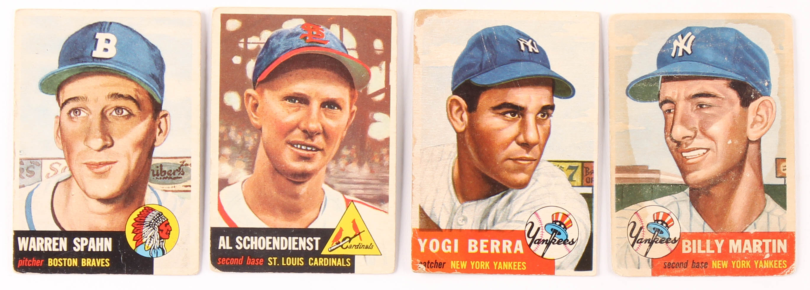 1953 Topps Complete Set of (274) Baseball Cards with #82 Mickey Mantle, #41 Enos Slaughter, #104 Yogi Berra, #147 Warren Spahn at PristineAuction.com 1953 Topps Complete Set of (274) Baseball Cards with #82 Mickey Mantle, #41 Enos Slaughter, #104 Yogi Berra, #147 Warren Spahn at PristineAuction.com