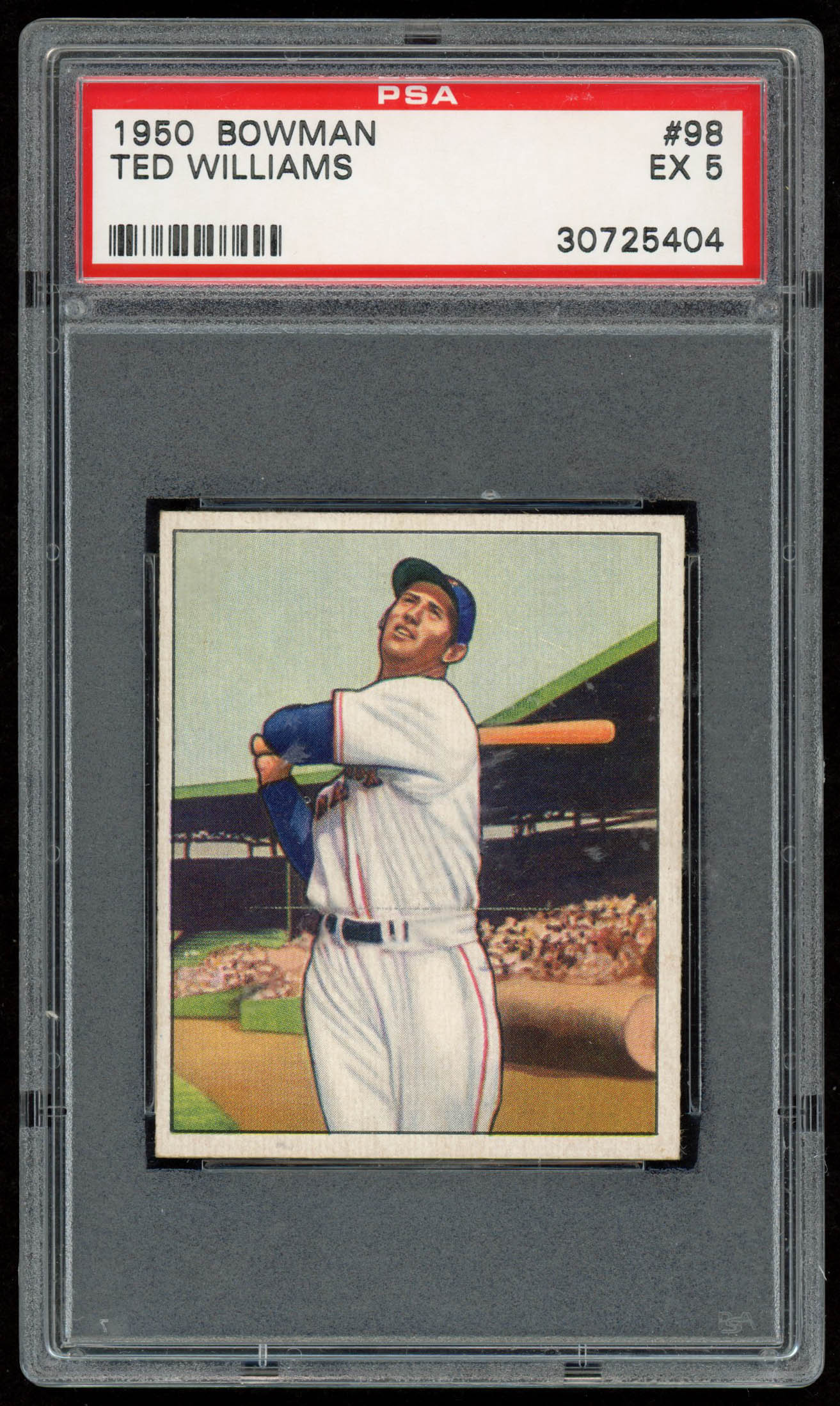 Ted Williams 1950 Bowman #98 (PSA 5) at PristineAuction.com Ted Williams 1950 Bowman #98 (PSA 5) at PristineAuction.com
