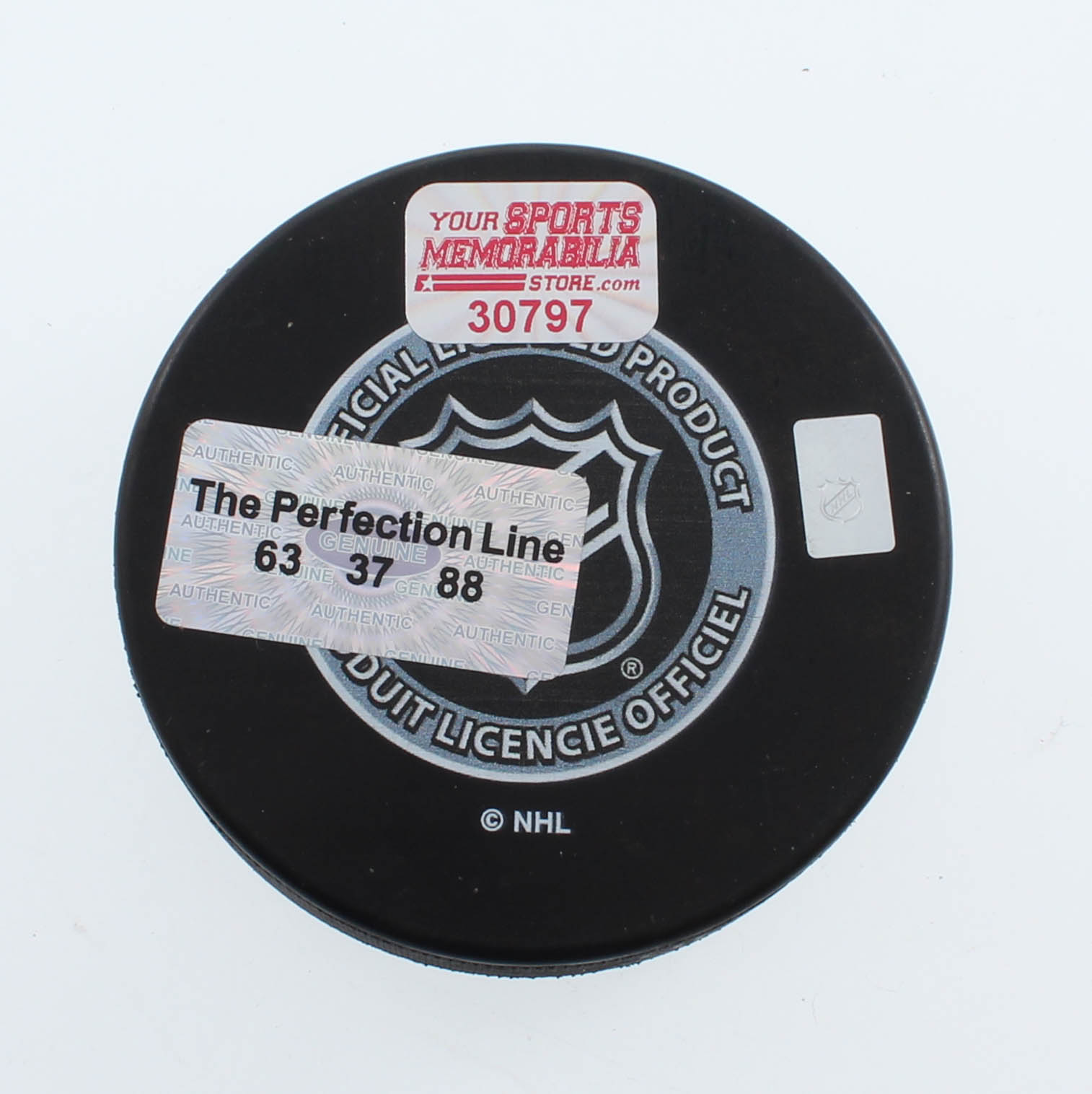 Brad Marchand, Patrice Bergeron & David Pastrnak Signed Bruins Logo Hockey Puck (YSMS COA) at PristineAuction.com Brad Marchand, Patrice Bergeron & David Pastrnak Signed Bruins Logo Hockey Puck (YSMS COA) at PristineAuction.com