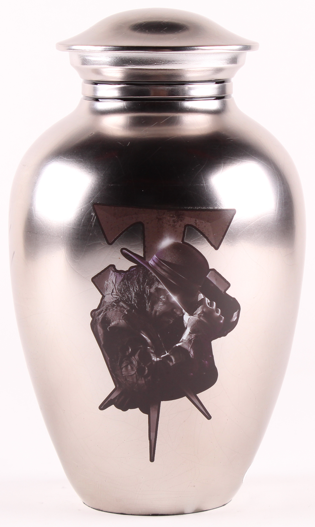 The Undertaker Signed "Thank You Taker" Commemorative Urn with Carrier Coffin Box Inscribed "2019" (JSA Hologram) at PristineAuction.com The Undertaker Signed "Thank You Taker" Commemorative Urn with Carrier Coffin Box Inscribed "2019" (JSA Hologram) at PristineAuction.com