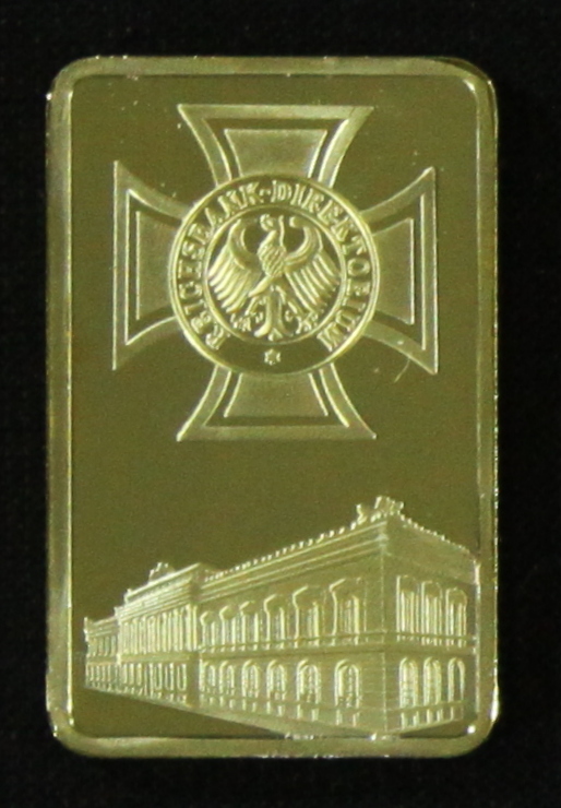 1 Troy Ounce .999 24K Gold Clad German WWI Iron Eagle