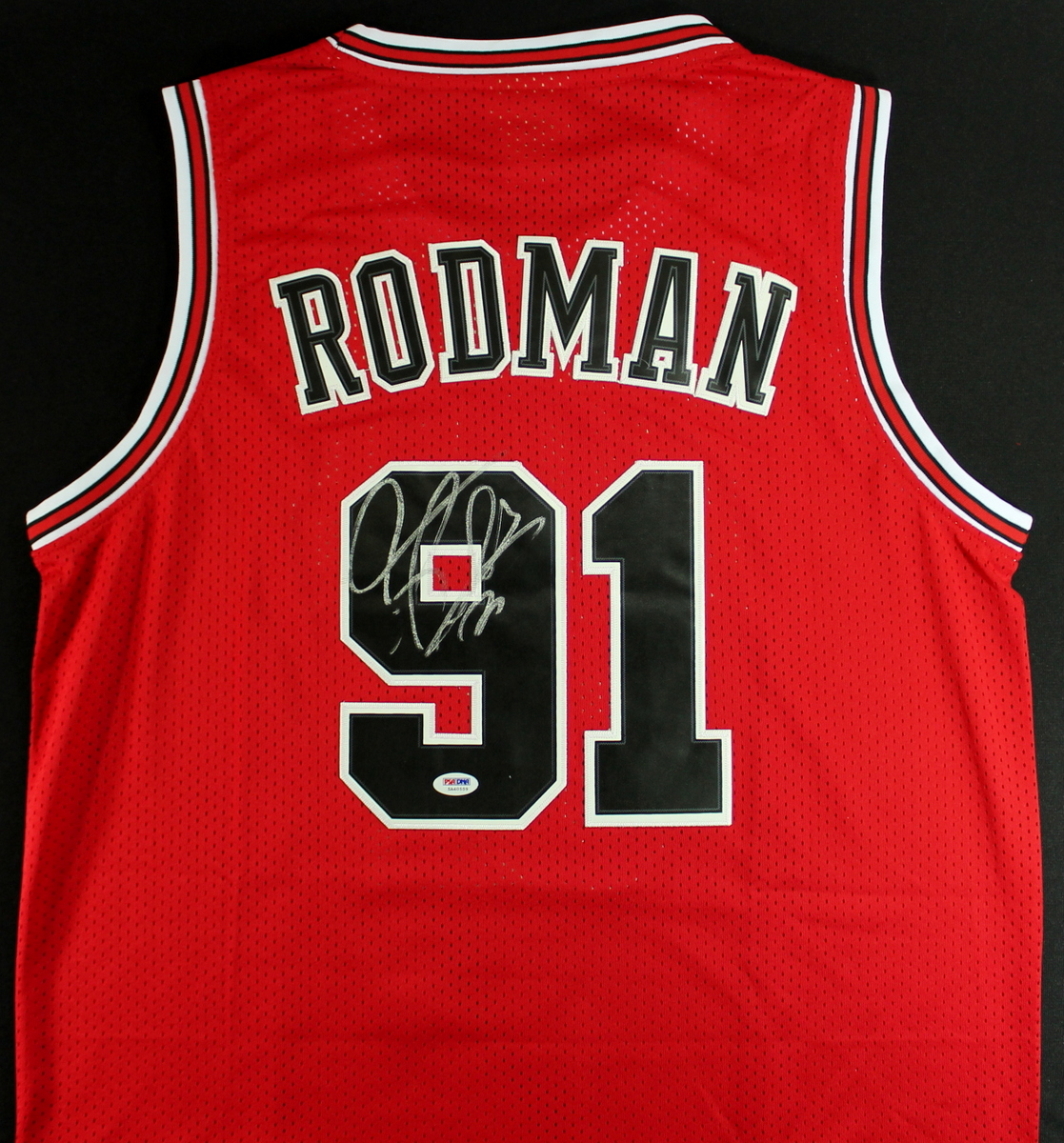 Dennis Rodman Signed Bulls Jersey (PSA COA) at PristineAuction.com Dennis Rodman Signed Bulls Jersey (PSA COA) at PristineAuction.com