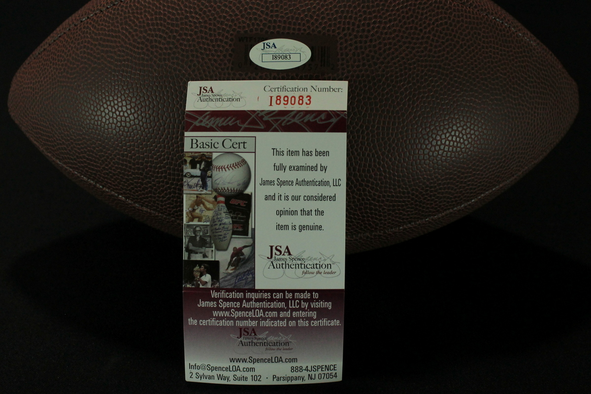 Russell Wilson Signed Football (JSA COA) at PristineAuction.com Russell Wilson Signed Football (JSA COA) at PristineAuction.com