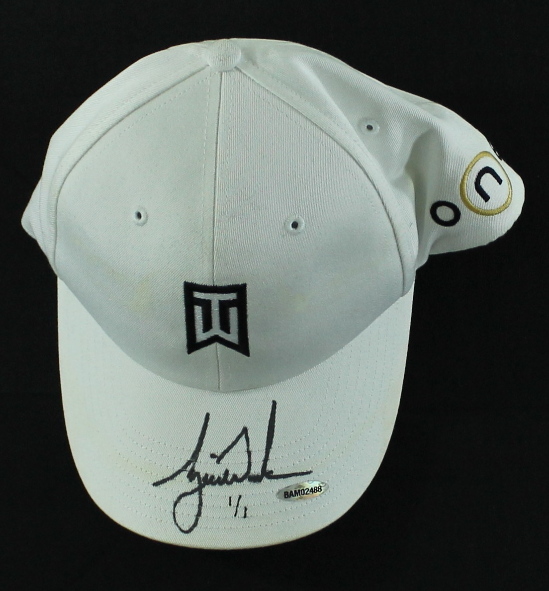 Tiger Woods Signed LE Tournament-Worn Nike "Tiger Woods Collection" Hat #1/1 (UDA COA) at PristineAuction.com Tiger Woods Signed LE Tournament-Worn Nike "Tiger Woods Collection" Hat #1/1 (UDA COA) at PristineAuction.com