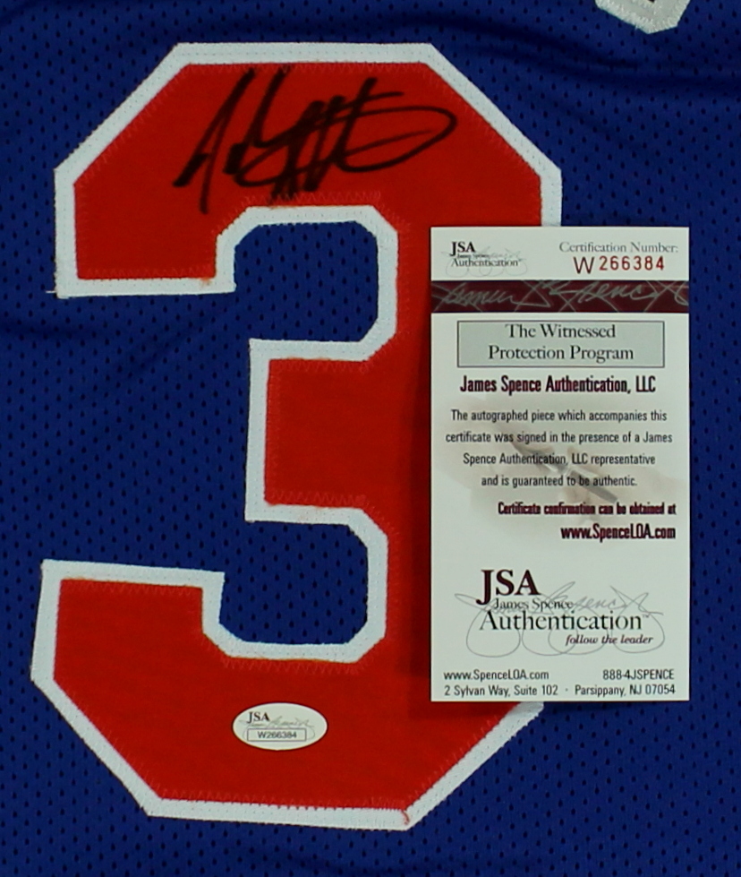 John Starks Signed Knicks Jersey (JSA COA) at PristineAuction.com John Starks Signed Knicks Jersey (JSA COA) at PristineAuction.com