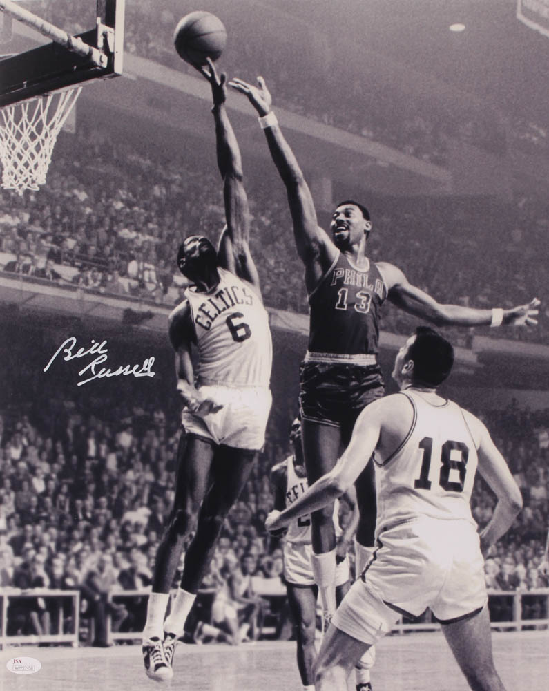 Bill Russell Signed Celtics 16x20 Photo (JSA COA) at PristineAuction.com Bill Russell Signed Celtics 16x20 Photo (JSA COA) at PristineAuction.com