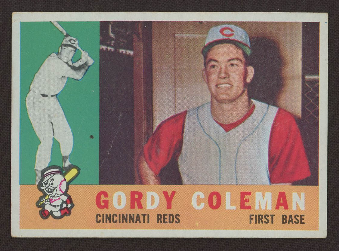 Gordy Coleman 1960 Topps #257 RC at PristineAuction.com Gordy Coleman 1960 Topps #257 RC at PristineAuction.com