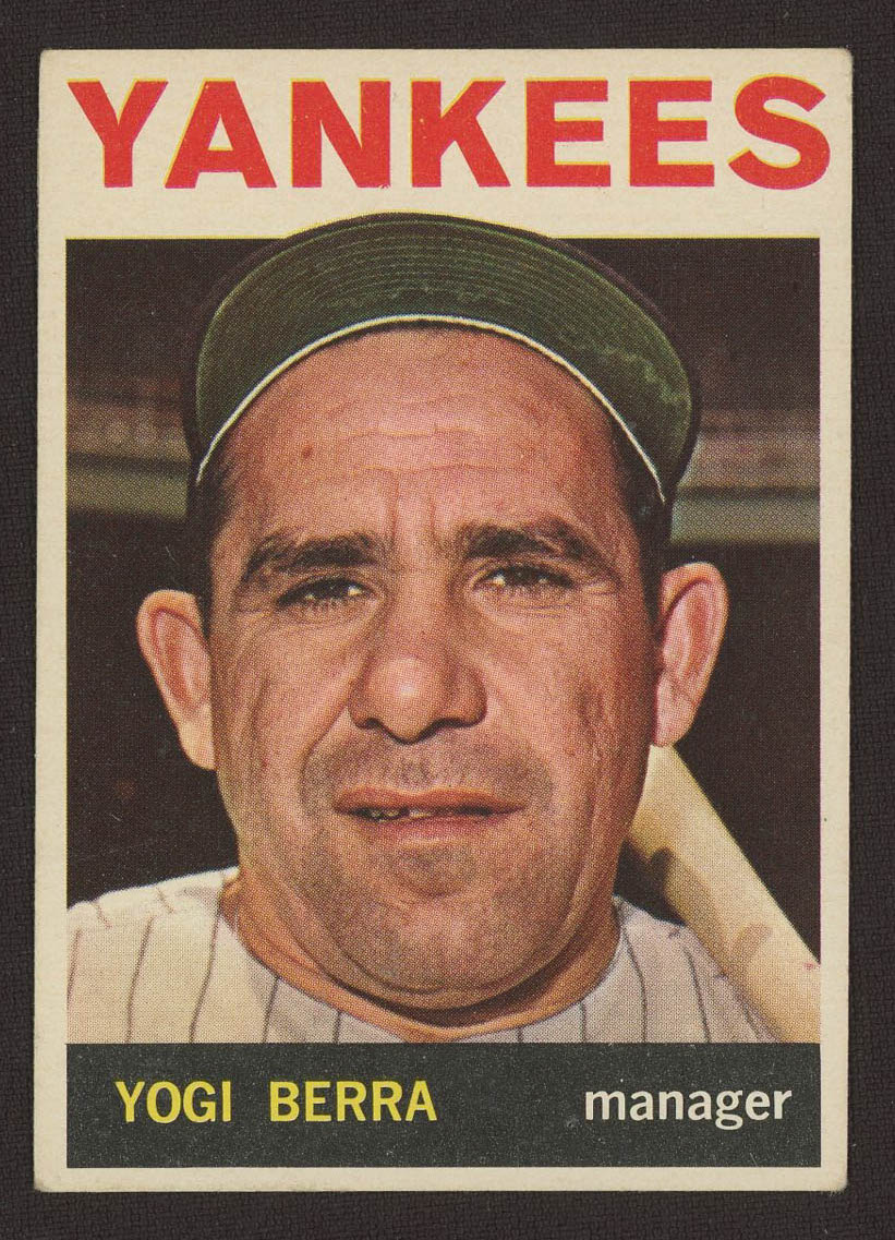 Yogi Berra 1964 Topps #21 Manager at PristineAuction.com Yogi Berra 1964 Topps #21 Manager at PristineAuction.com