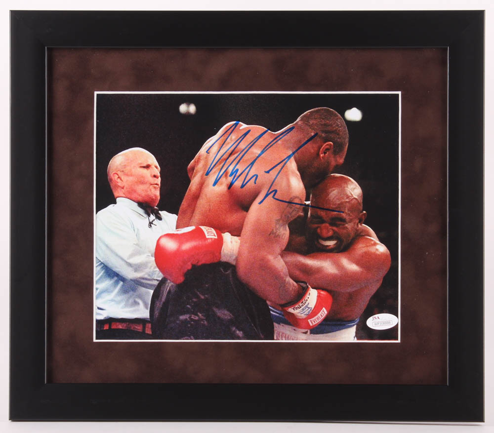 Mike Tyson Signed 13x15 Custom Framed Photo Display (JSA COA) at PristineAuction.com Mike Tyson Signed 13x15 Custom Framed Photo Display (JSA COA) at PristineAuction.com