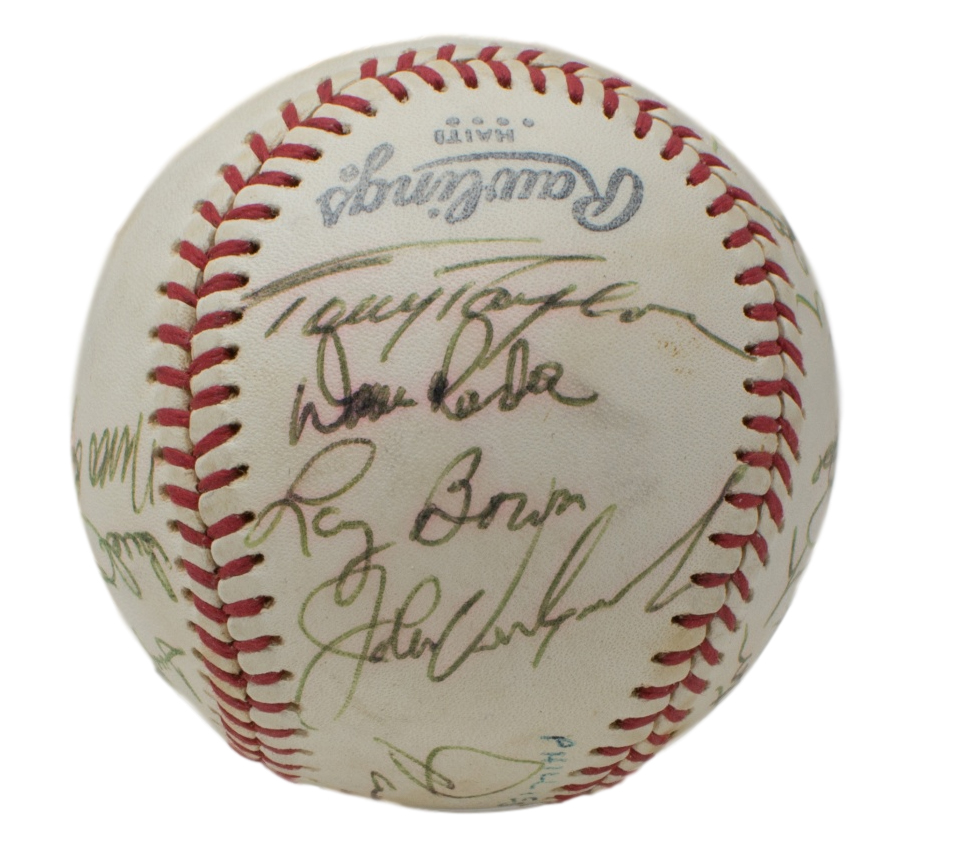 1979 Phillies ONL Baseball Team-Signed by (17) with Pete Rose, Steve Carlton, Tug McGraw (Beckett LOA) at PristineAuction.com 1979 Phillies ONL Baseball Team-Signed by (17) with Pete Rose, Steve Carlton, Tug McGraw (Beckett LOA) at PristineAuction.com