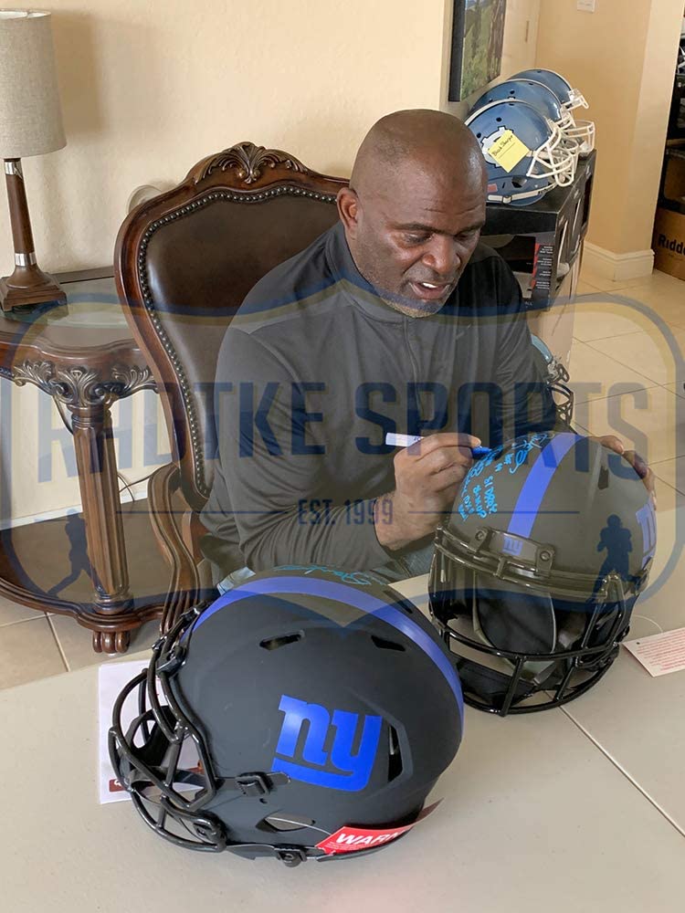 Lawrence Taylor Signed Giants Full-Size Authentic On-Field Eclipse Alternate Speed Helmet (Radtke) at PristineAuction.com Lawrence Taylor Signed Giants Full-Size Authentic On-Field Eclipse Alternate Speed Helmet (Radtke) at PristineAuction.com