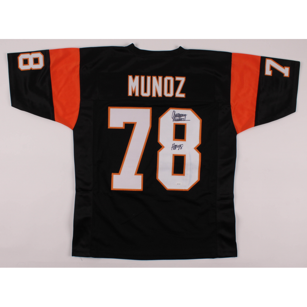 Andre Johnson Jersey Anthony Munoz Signed Cincinnati Bengals