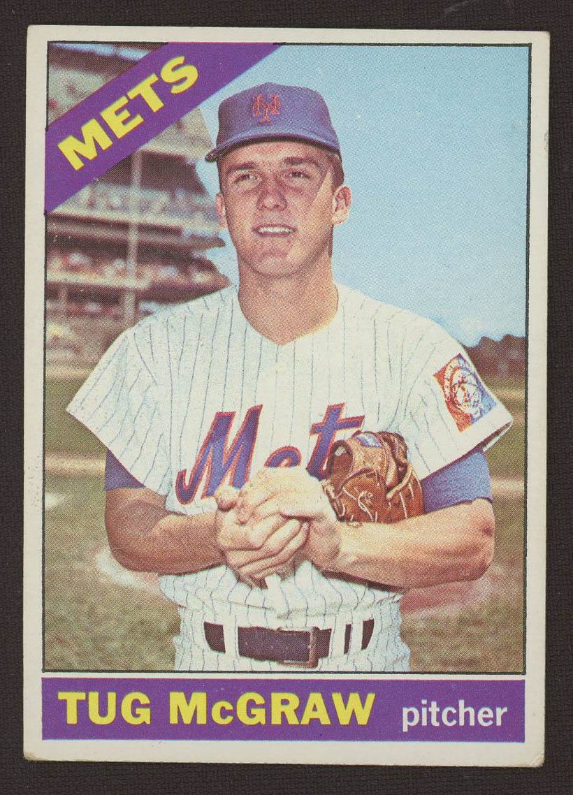 Tug McGraw 1966 Topps #124 at PristineAuction.com Tug McGraw 1966 Topps #124 at PristineAuction.com