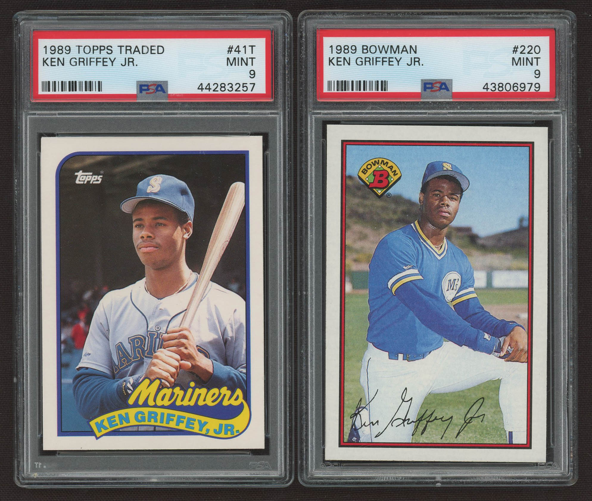 ken griffey jr graded cards Amazon.com: 1989 Topps Traded Baseball #41T Ken Griffey Jr. Rookie Card  Graded PSA 10 Gem Mint : Collectibles & Fine Art main image 1