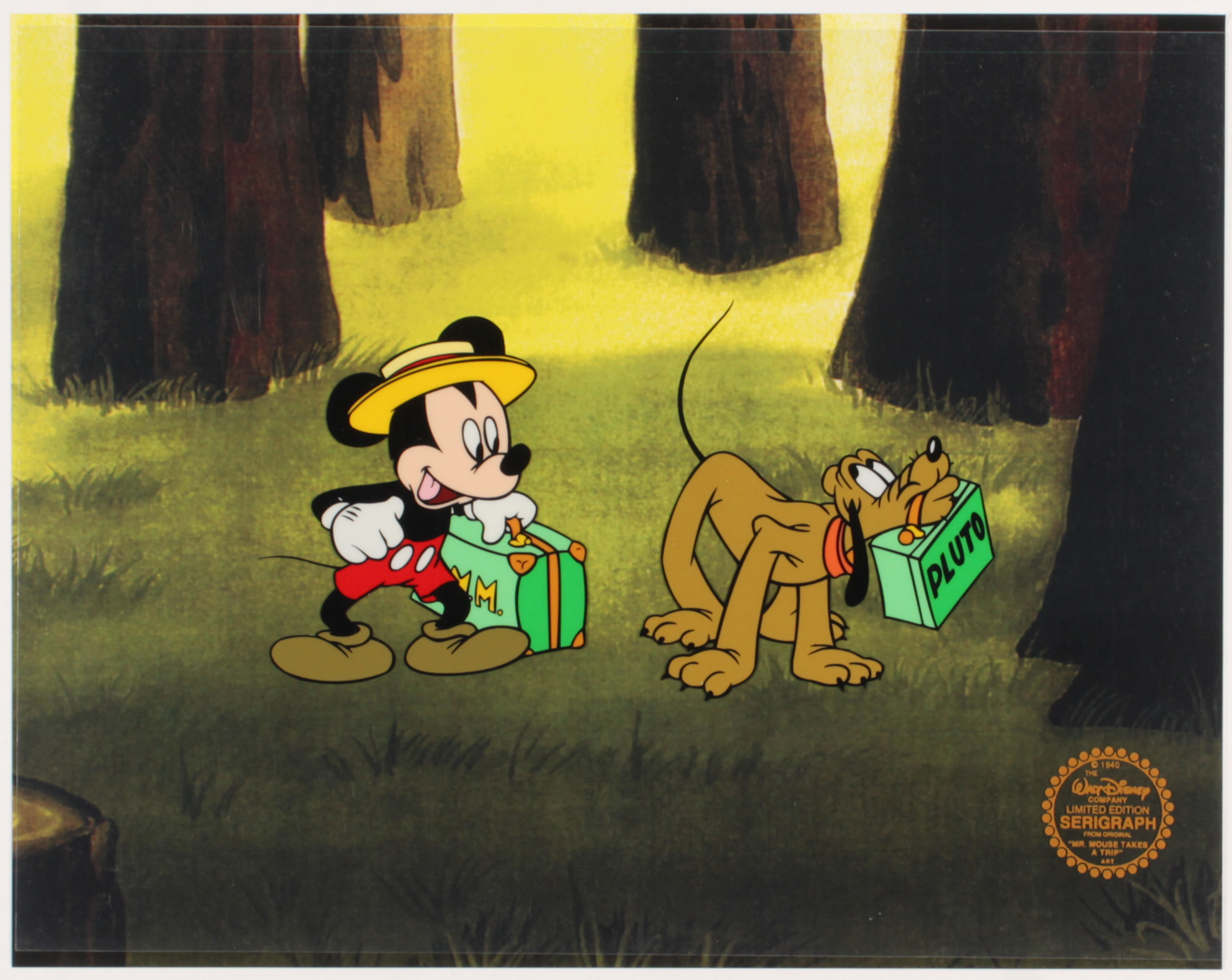 Walt Disney's "Mr. Mouse Takes a Trip" LE 11x14 Serigraph Cel at PristineAuction.com Walt Disney's "Mr. Mouse Takes a Trip" LE 11x14 Serigraph Cel at PristineAuction.com