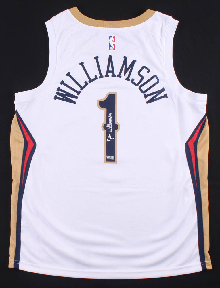 Zion Williamson Signed Pelicans Jersey (Fanatics Hologram) at PristineAuction.com Zion Williamson Signed Pelicans Jersey (Fanatics Hologram) at PristineAuction.com