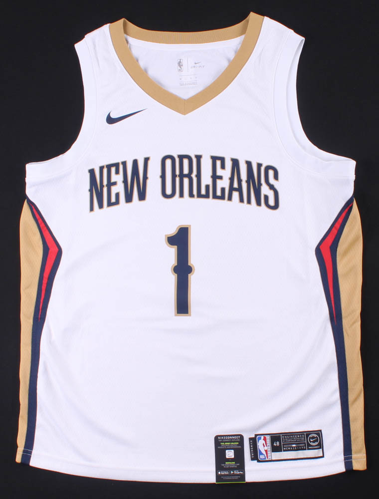 Zion Williamson Signed Pelicans Jersey (Fanatics Hologram) at PristineAuction.com Zion Williamson Signed Pelicans Jersey (Fanatics Hologram) at PristineAuction.com
