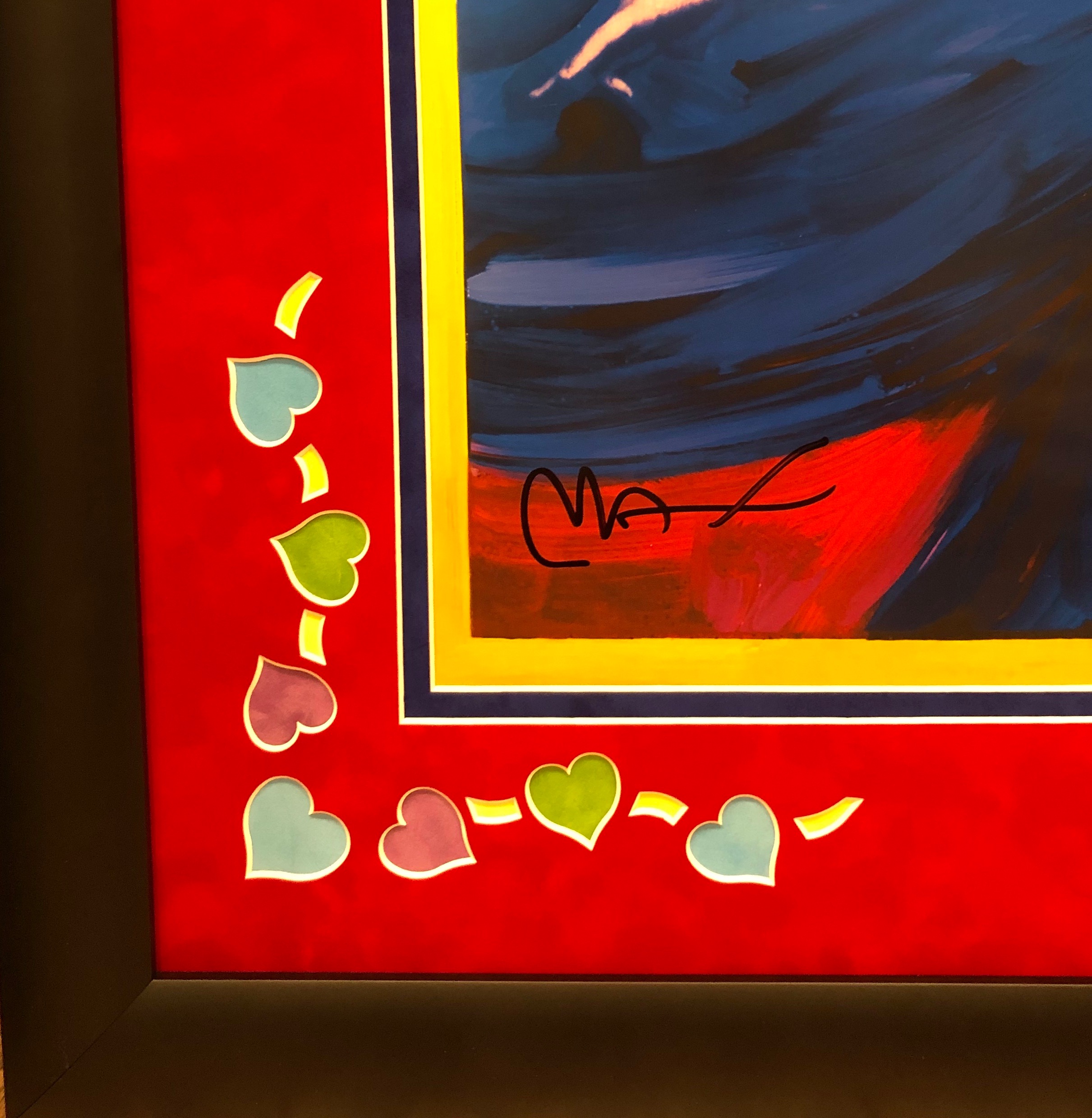 Taylor Swift & Peter Max Signed "Speak Now" 32x32 Custom Framed Poster (JSA LOA) at PristineAuction.com Taylor Swift & Peter Max Signed "Speak Now" 32x32 Custom Framed Poster (JSA LOA) at PristineAuction.com