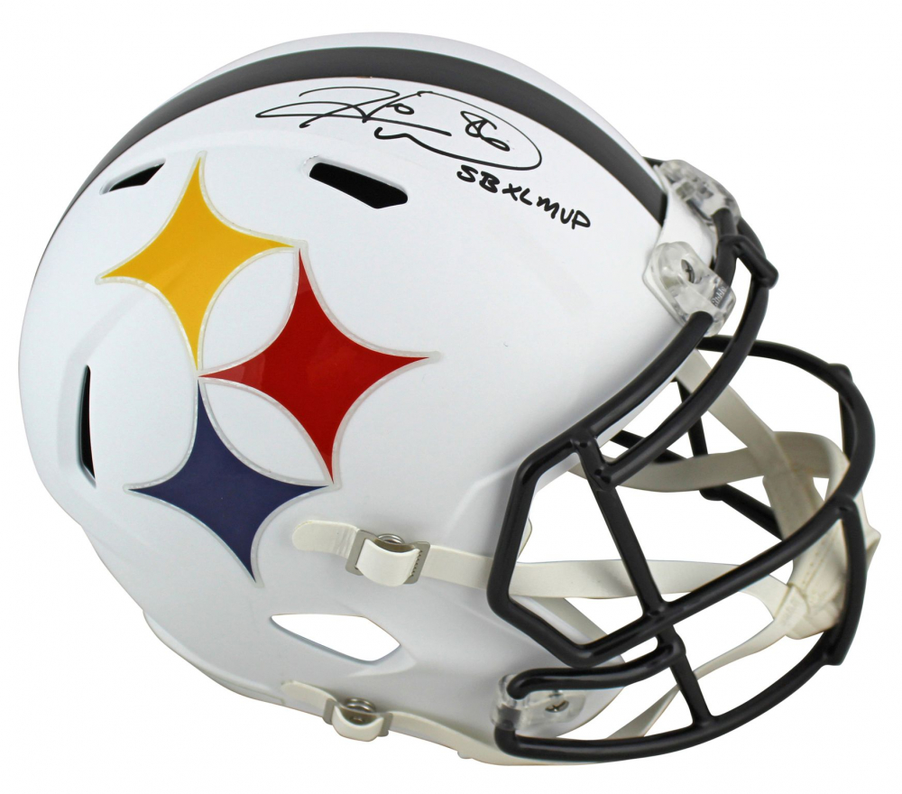 hines ward signed helmet