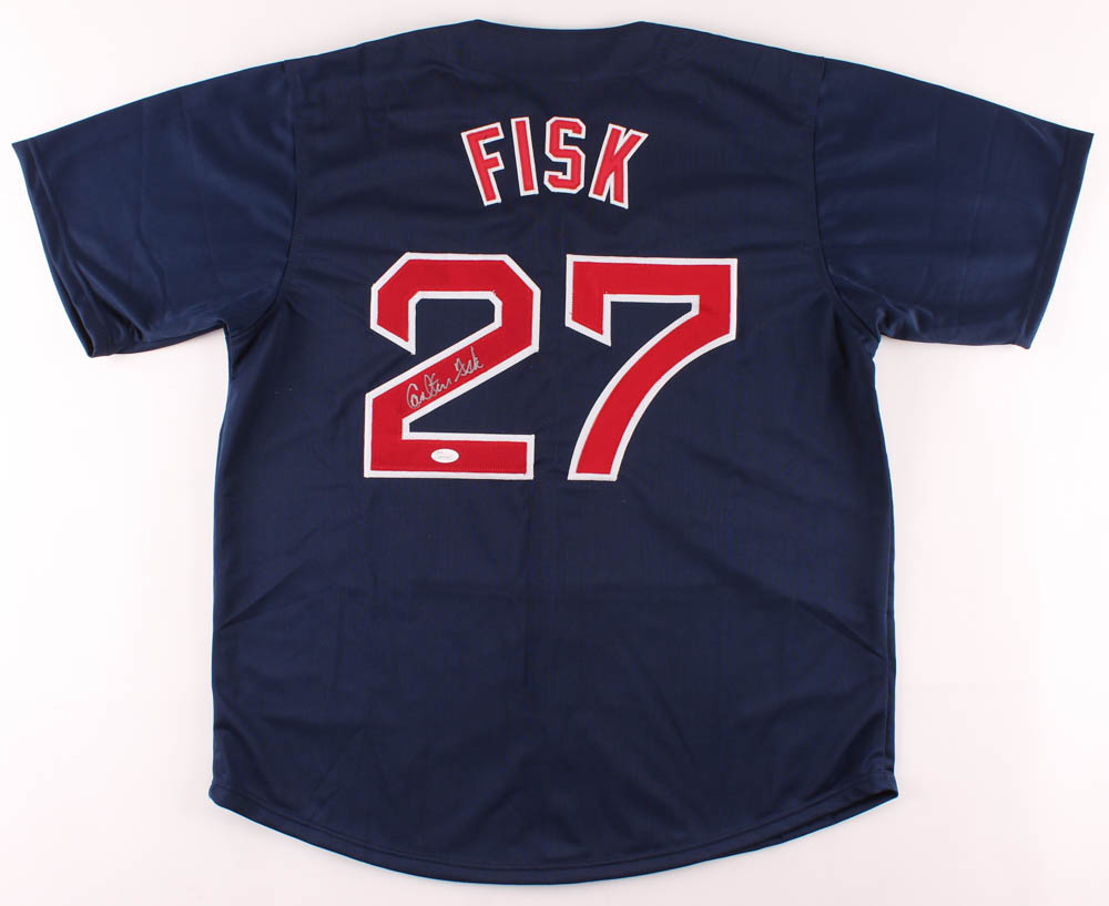 Carlton Fisk Signed Jersey (JSA COA) at PristineAuction.com Carlton Fisk Signed Jersey (JSA COA) at PristineAuction.com