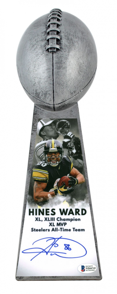 hines ward signed football