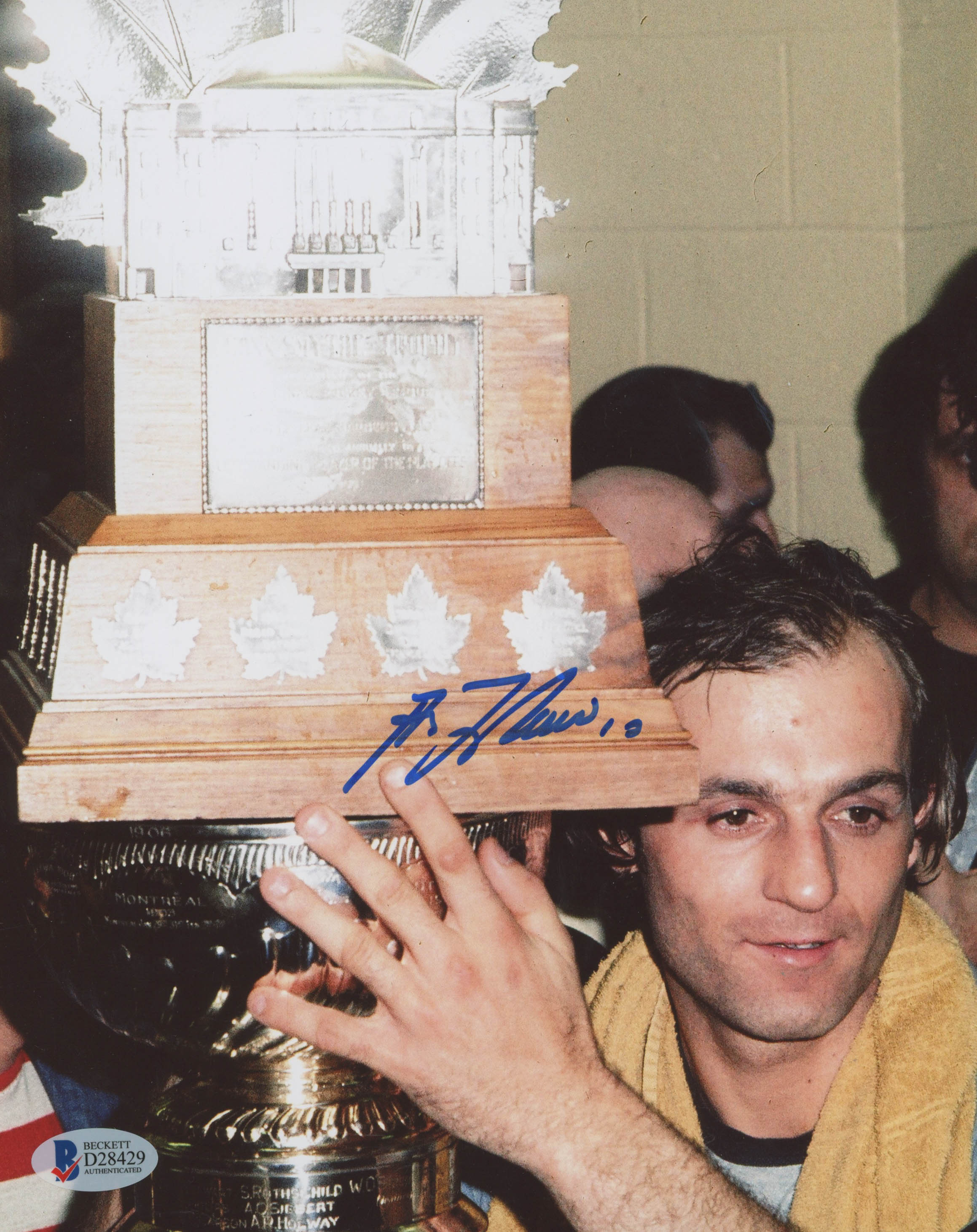 Guy Lafleur Signed Stanley Cup 8x10 Photo (Beckett COA) at PristineAuction.com Guy Lafleur Signed Stanley Cup 8x10 Photo (Beckett COA) at PristineAuction.com