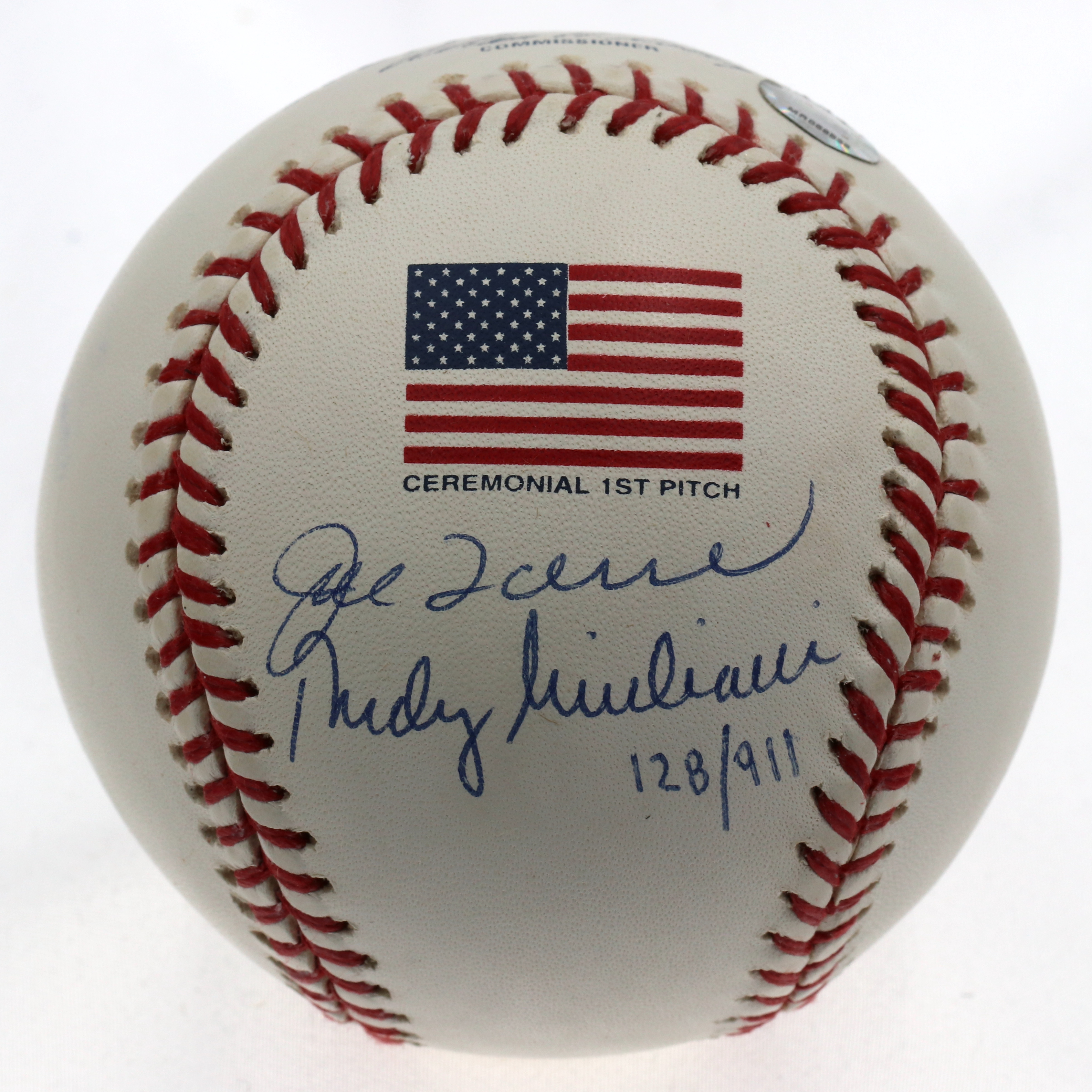 Joe Torre & Rudy Giuliani Signed 9/11 2001 World Series LE Baseball (Steiner COA) at PristineAuction.com Joe Torre & Rudy Giuliani Signed 9/11 2001 World Series LE Baseball (Steiner COA) at PristineAuction.com