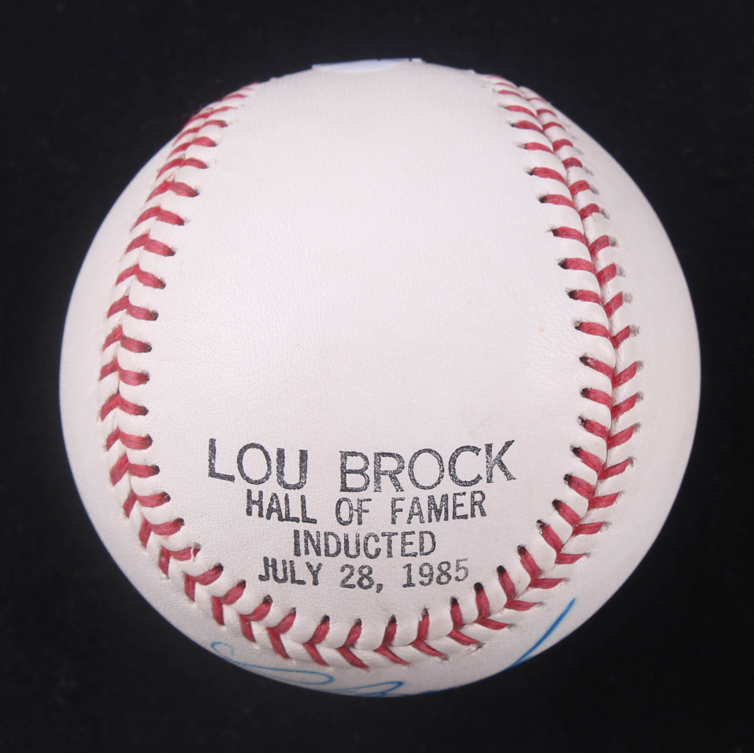 Lou Brock Signed Hall of Fame Baseball (JSA COA) at PristineAuction.com Lou Brock Signed Hall of Fame Baseball (JSA COA) at PristineAuction.com