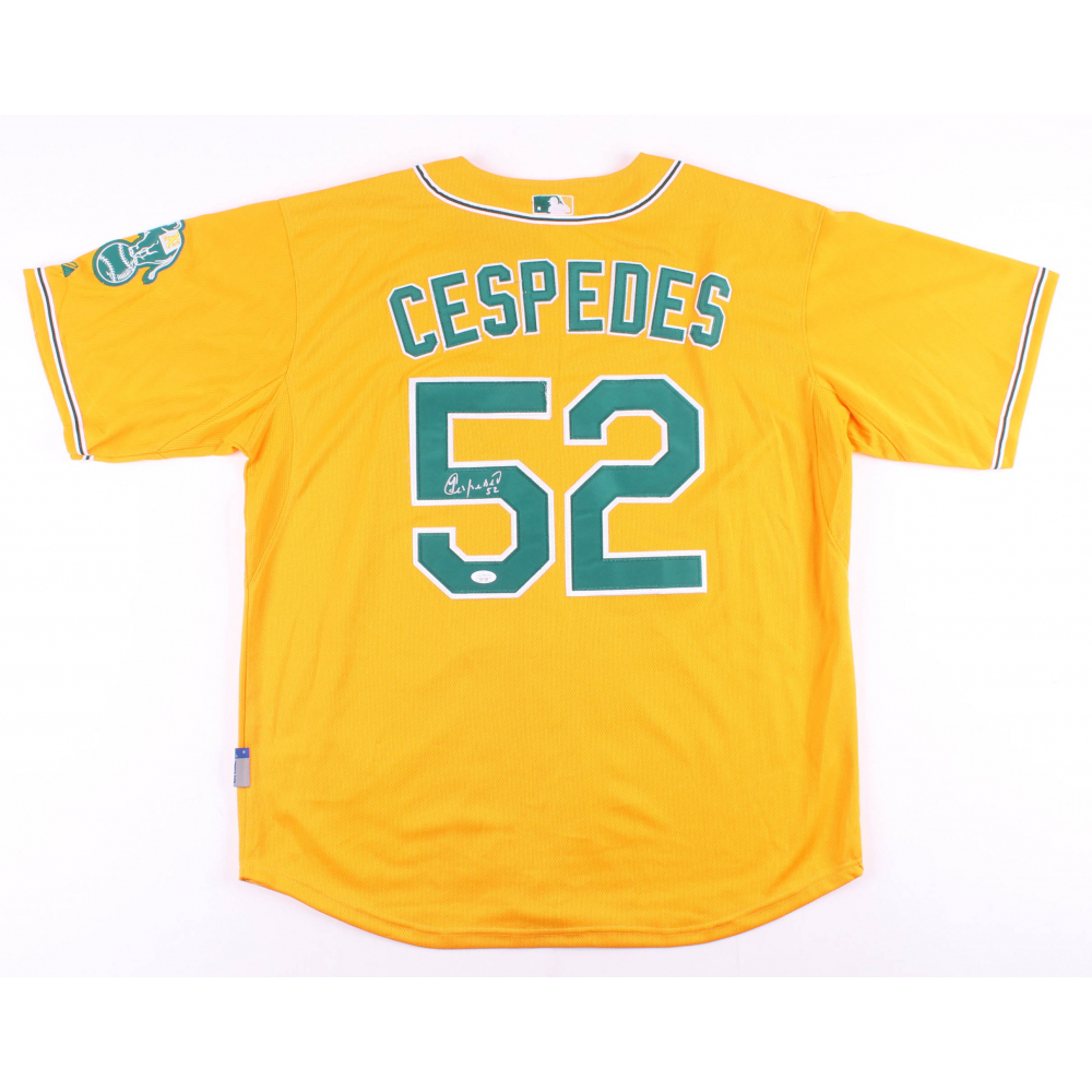 Yoenis Cespedes Signed Athletics Jersey (JSA COA) | Pristine Auction