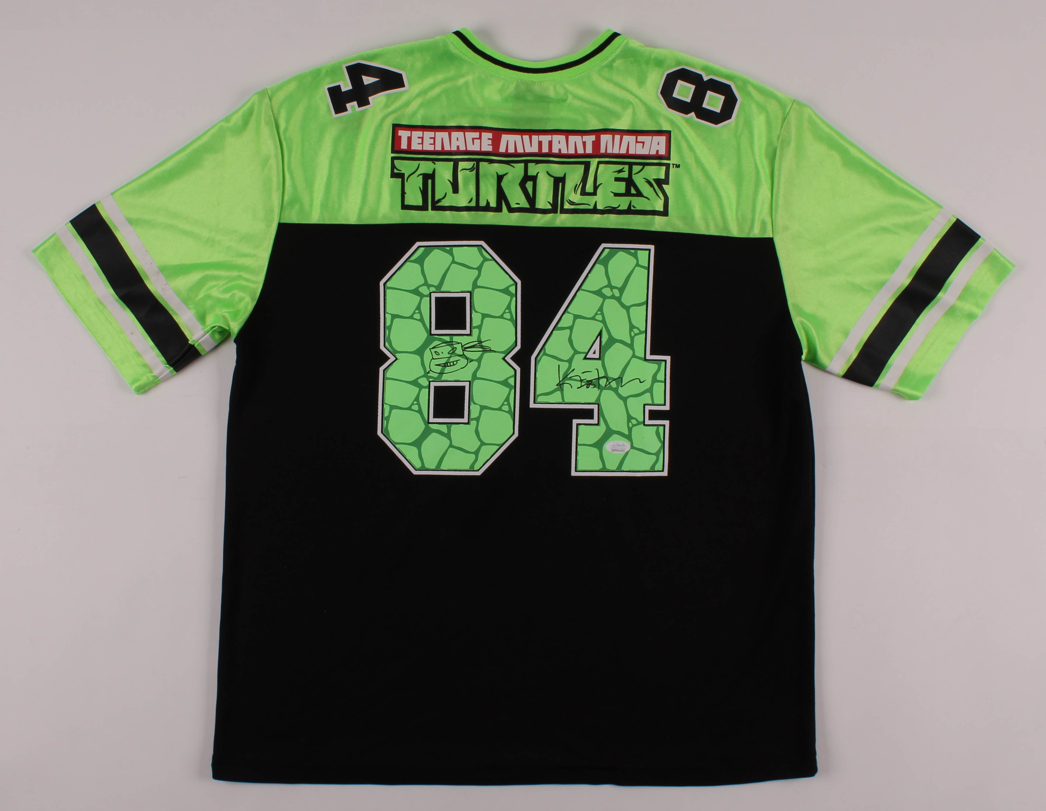 Kevin Eastman Signed "Teenage Mutant Ninja Turtles" Jersey with Hand-Drawn Sketch (JSA COA) at PristineAuction.com Kevin Eastman Signed "Teenage Mutant Ninja Turtles" Jersey with Hand-Drawn Sketch (JSA COA) at PristineAuction.com