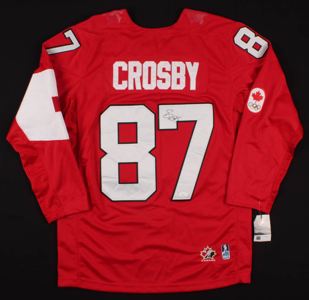 Sidney Crosby Signed Team Canada Jersey (JSA LOA) Pristine Auction