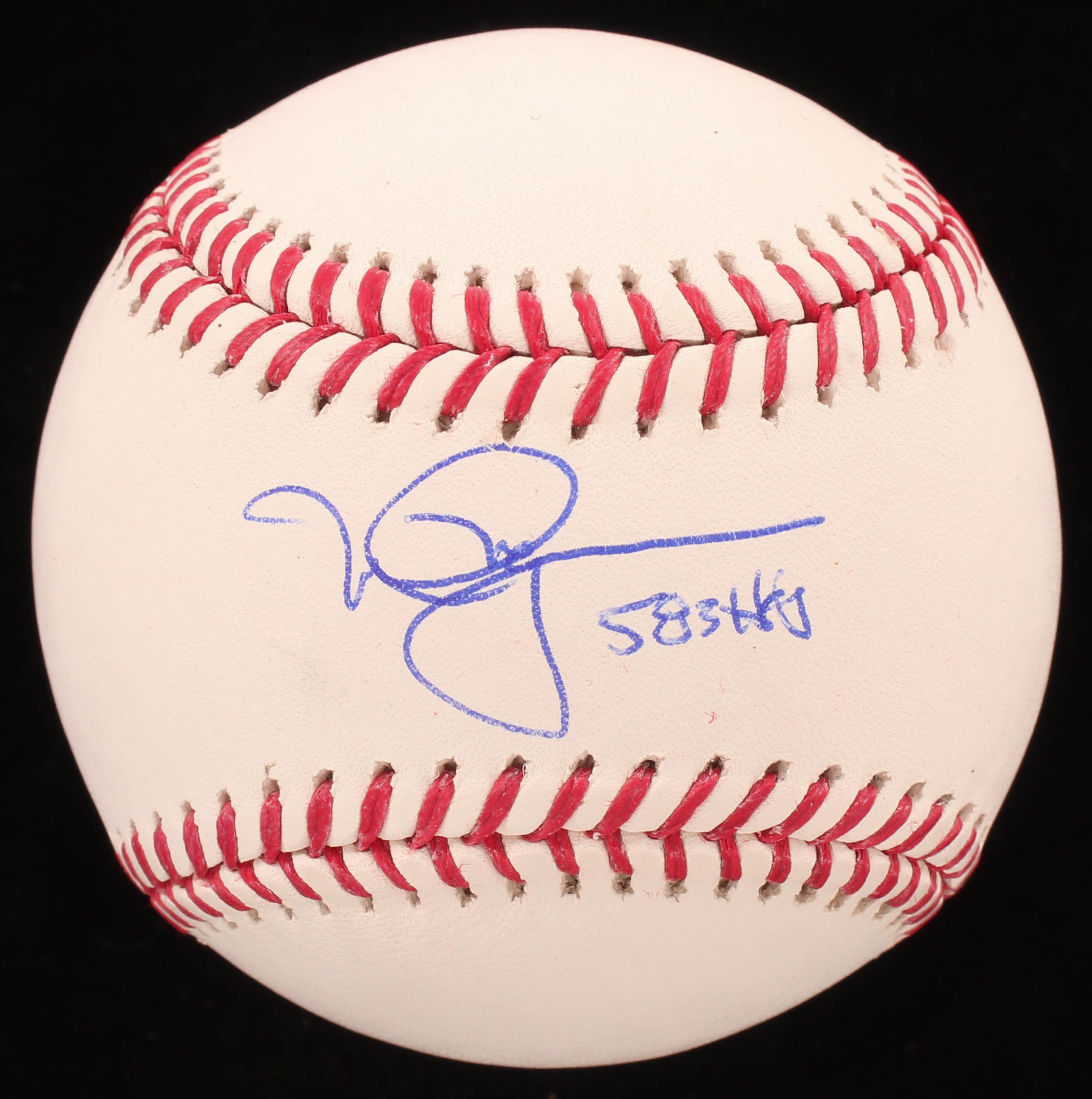 Mark McGwire Signed OML Baseball Inscribed "583 HR's" (MLB Hologram) at PristineAuction.com Mark McGwire Signed OML Baseball Inscribed "583 HR's" (MLB Hologram) at PristineAuction.com