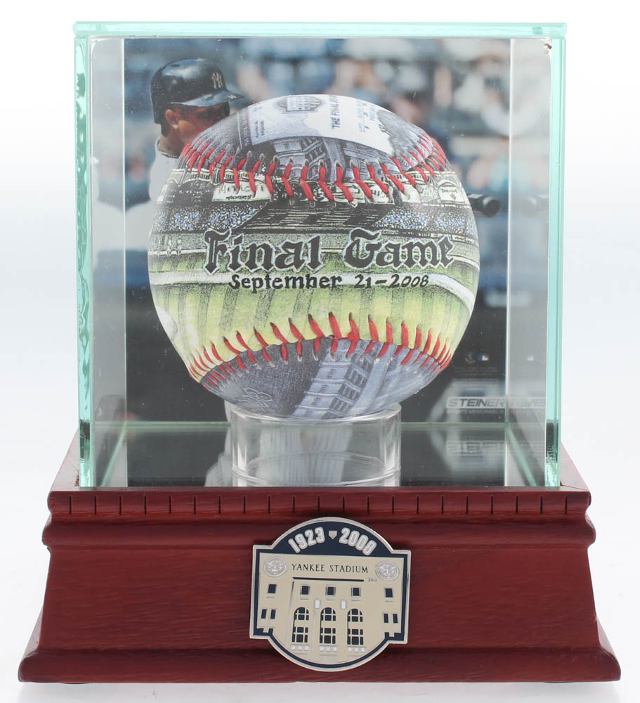Yankees Commemorative Final Game at Yankee Stadium Baseball with Old